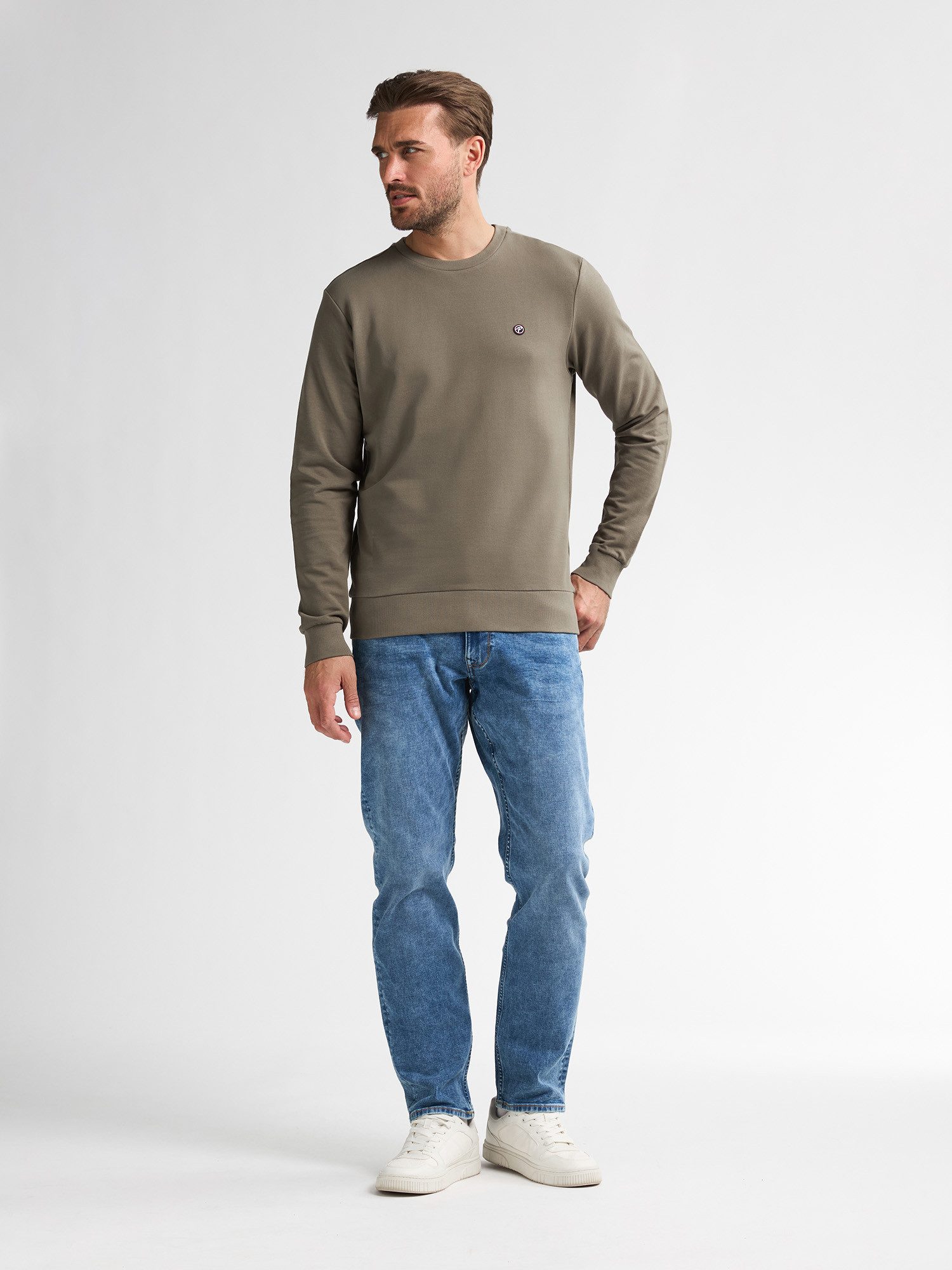 Petrol Industries Sweatshirt met geborduurd logo