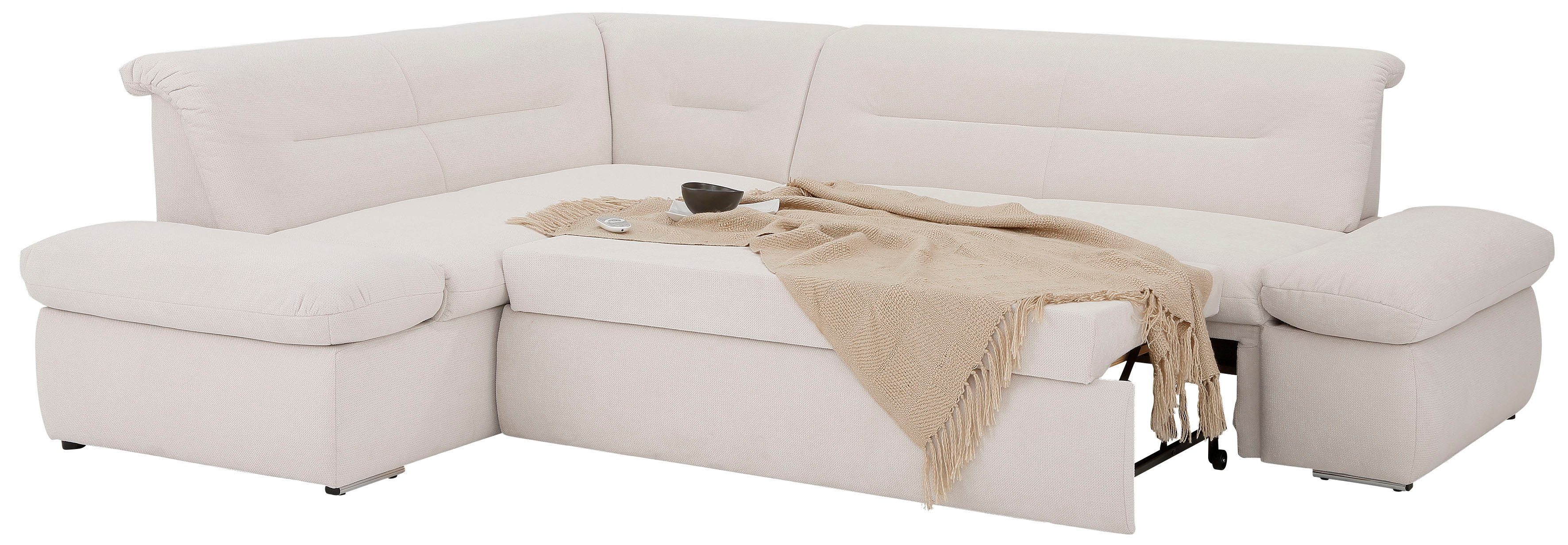 INOSIGN Hoekbank Avesa L-vorm Naar keuze met arm- en slaapfunctie, bxdxh: 275x211x80 cm