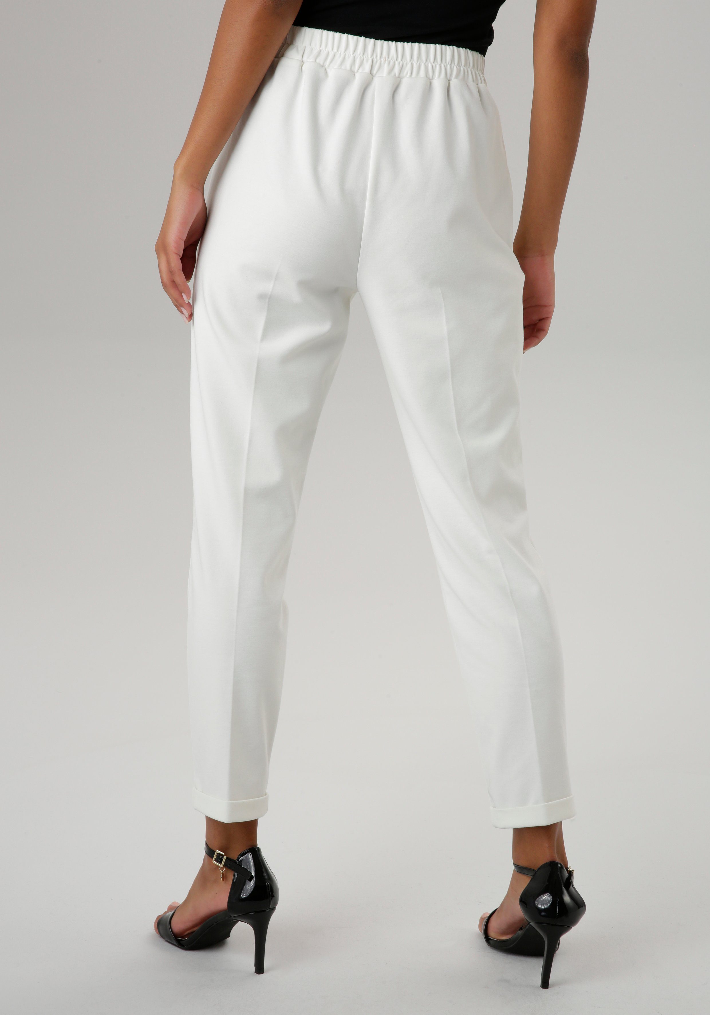 Aniston SELECTED Comfortbroek met plooien