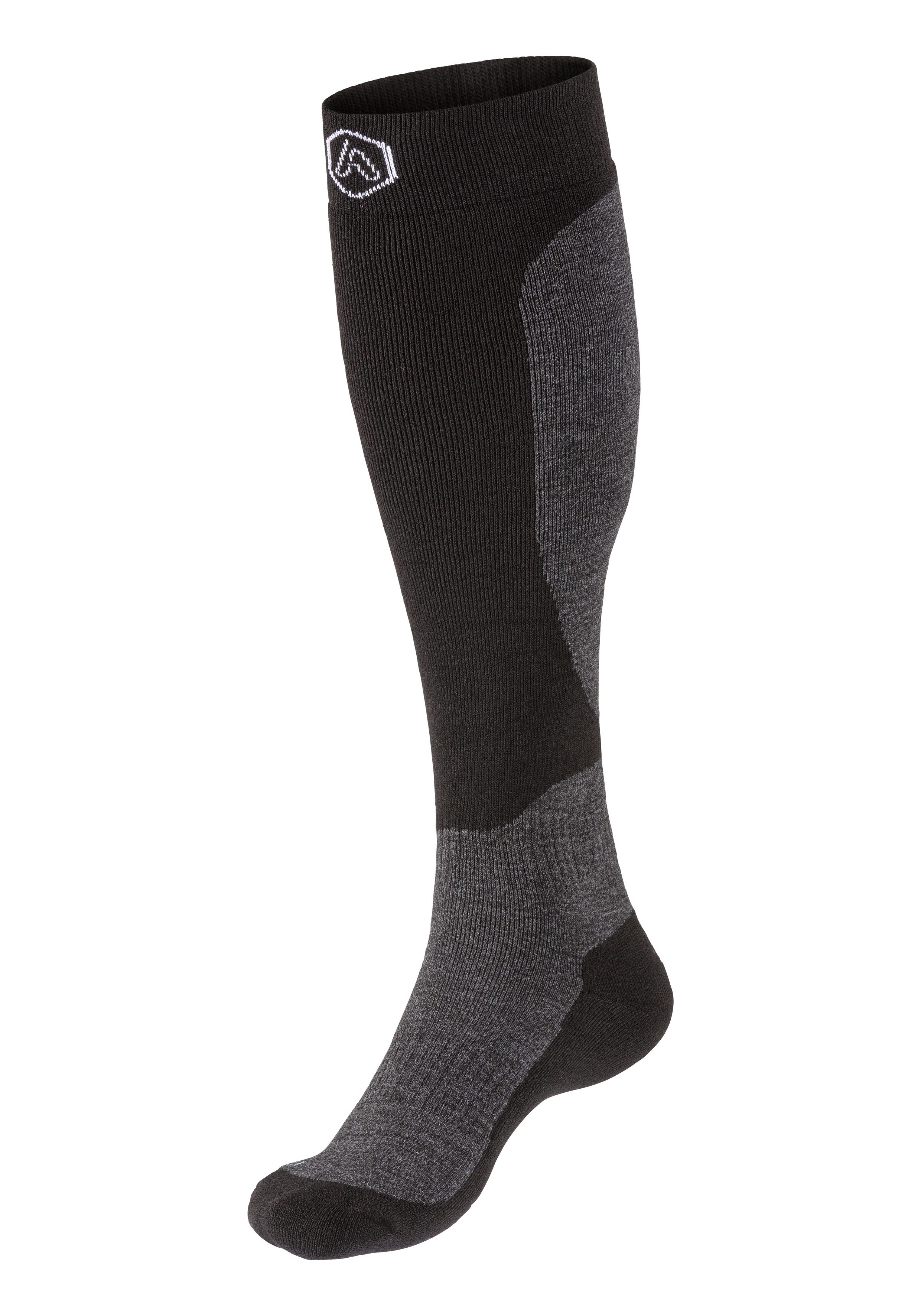 Apollo Kniekousen ADULTS SKI SOCKS DESIGN Unisex, hoog, met logoborduring in twee verschillende ontwerpen (2 paar, Set van 2)
