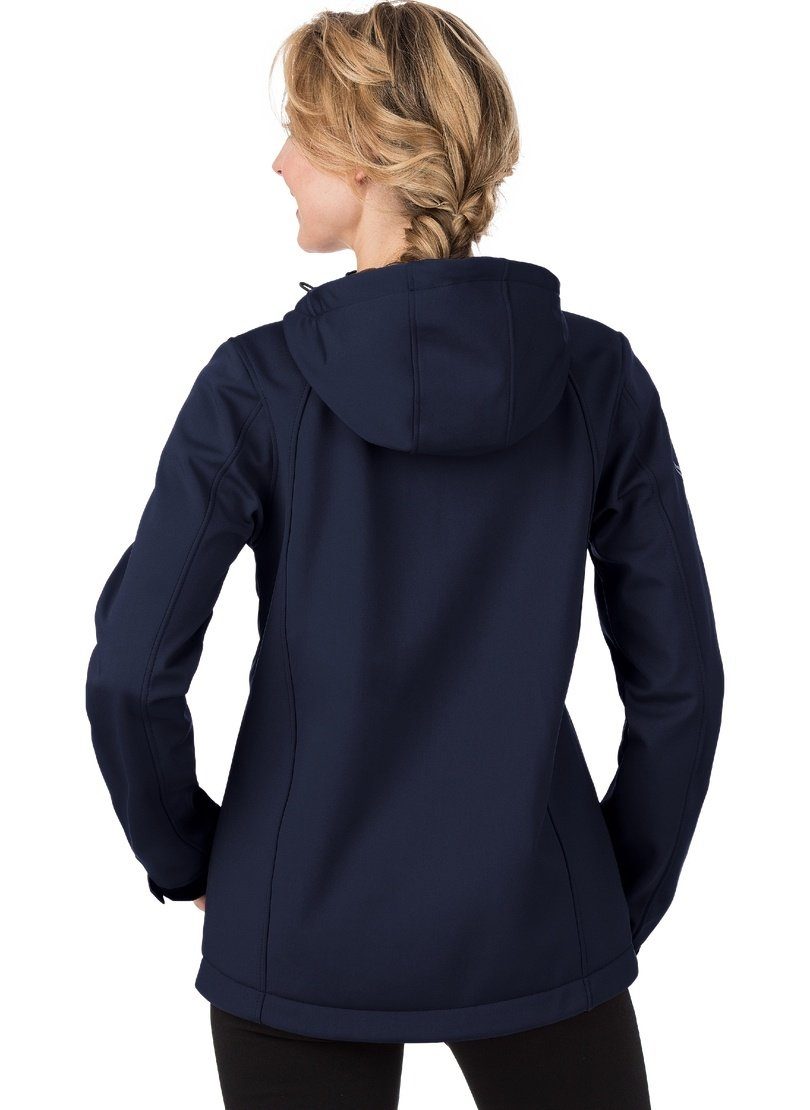 Trigema Softshell-jack TRIGEMA getailleerd Softshell-jack met capuchon (1 stuk)
