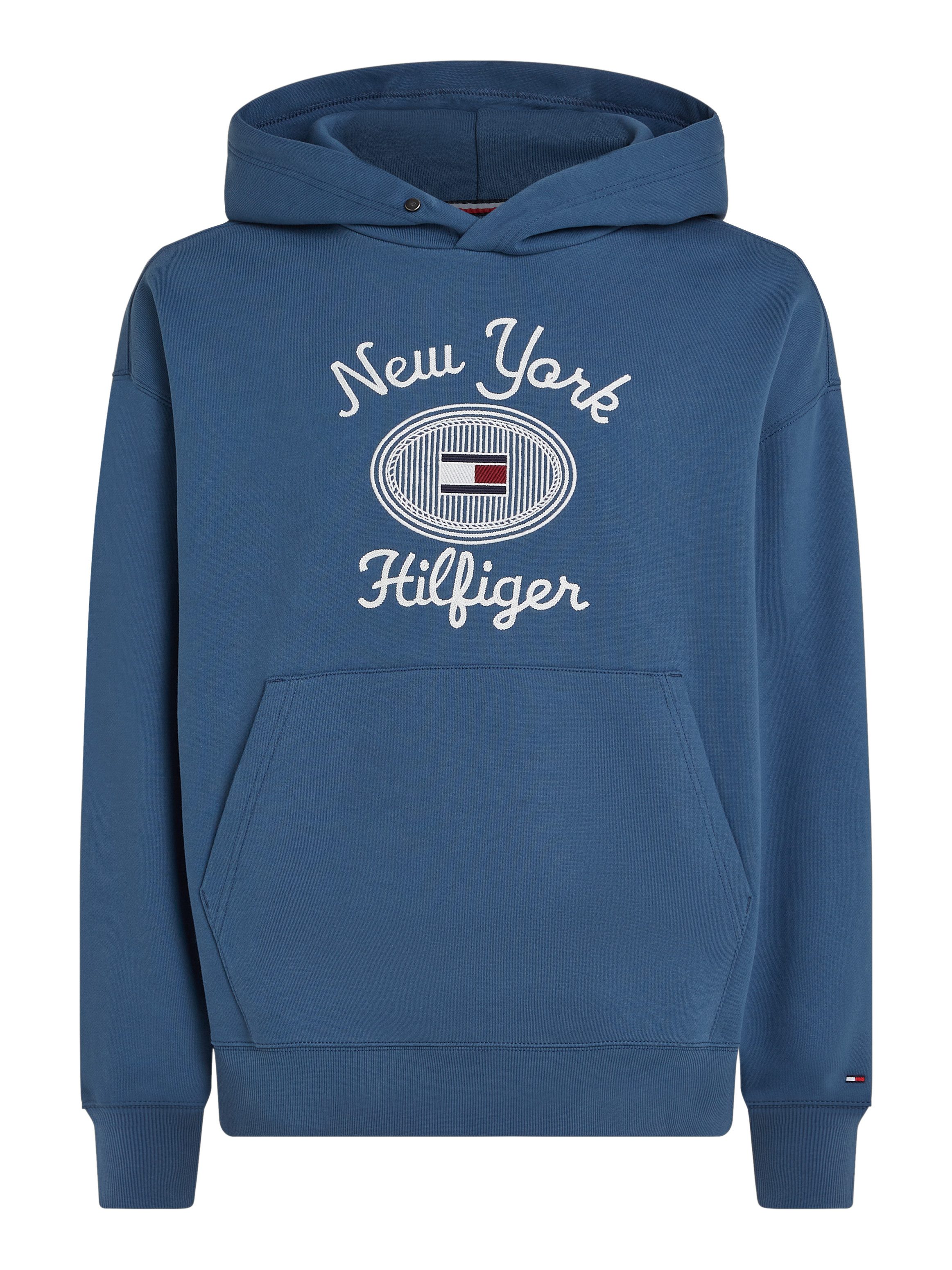 Tommy Hilfiger Hoodie HILFIGER NY HOODY met contrastkleurige print