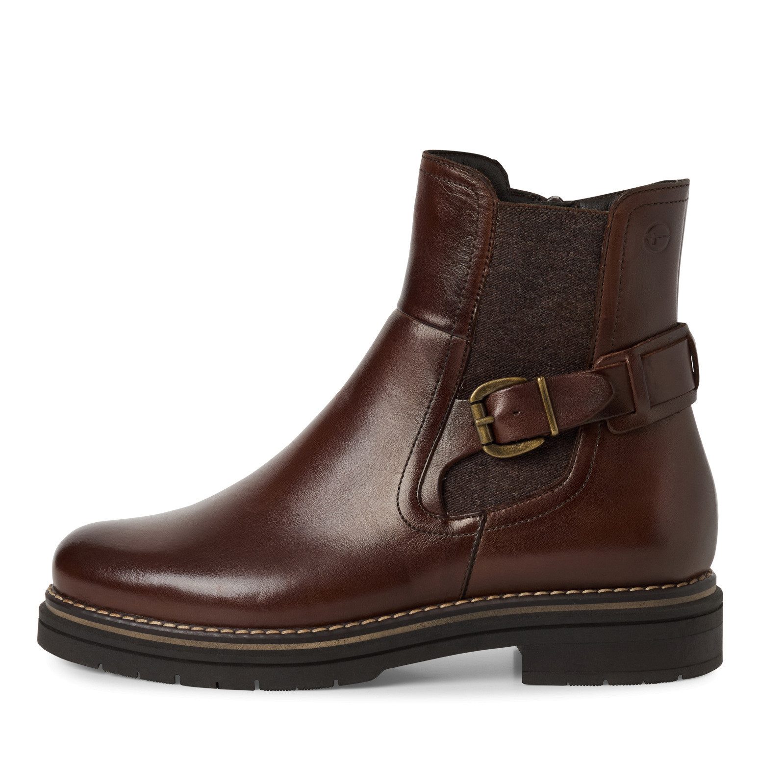 Tamaris Chelsea-boots , blokhak, zakelijke schoen, enkellaarsje met touch it-uitrusting