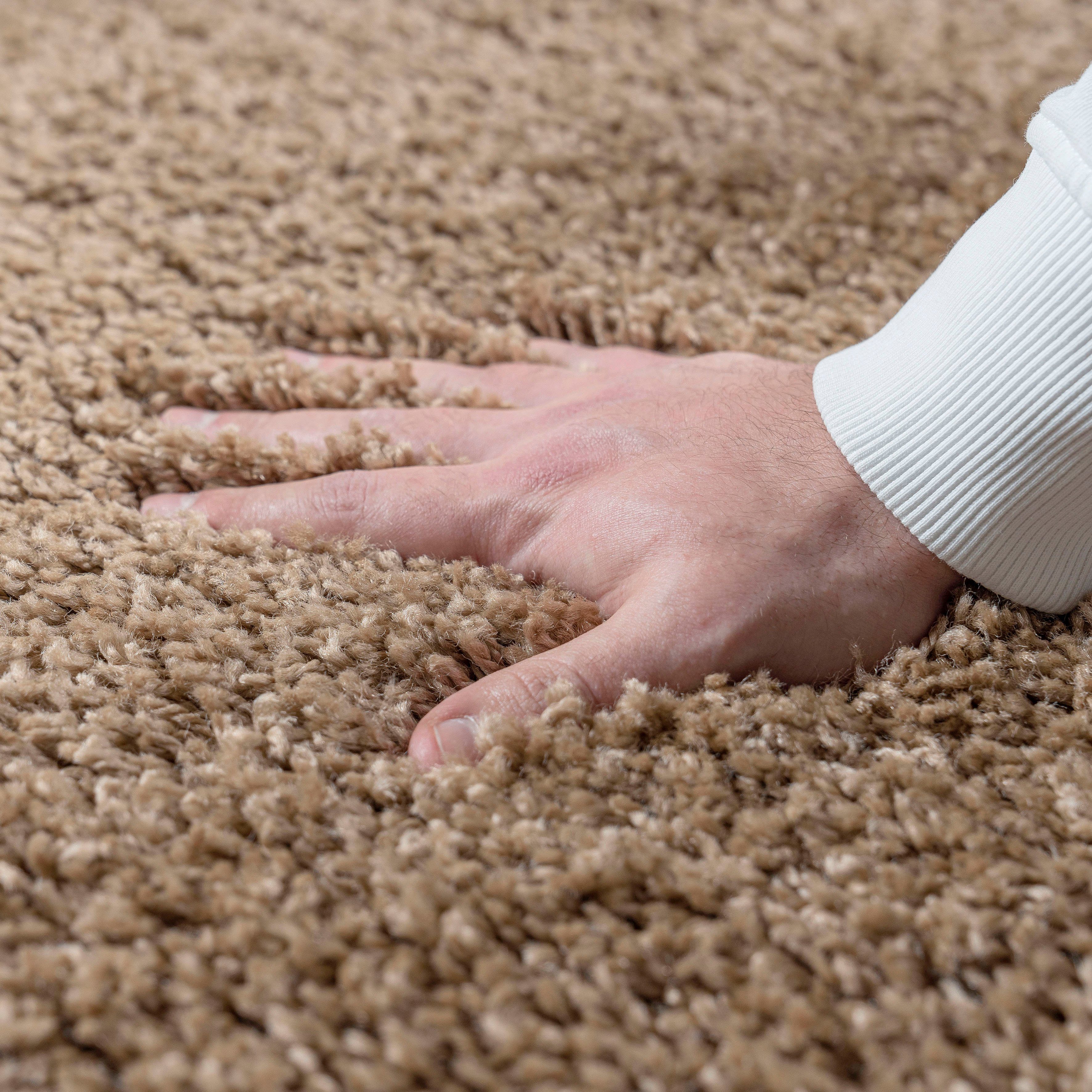 Bruno Banani Hoogpolig vloerkleed Shaggy Soft geweven, uni kleuren, bijzonder zacht en knuffelig, klantenfavoriet