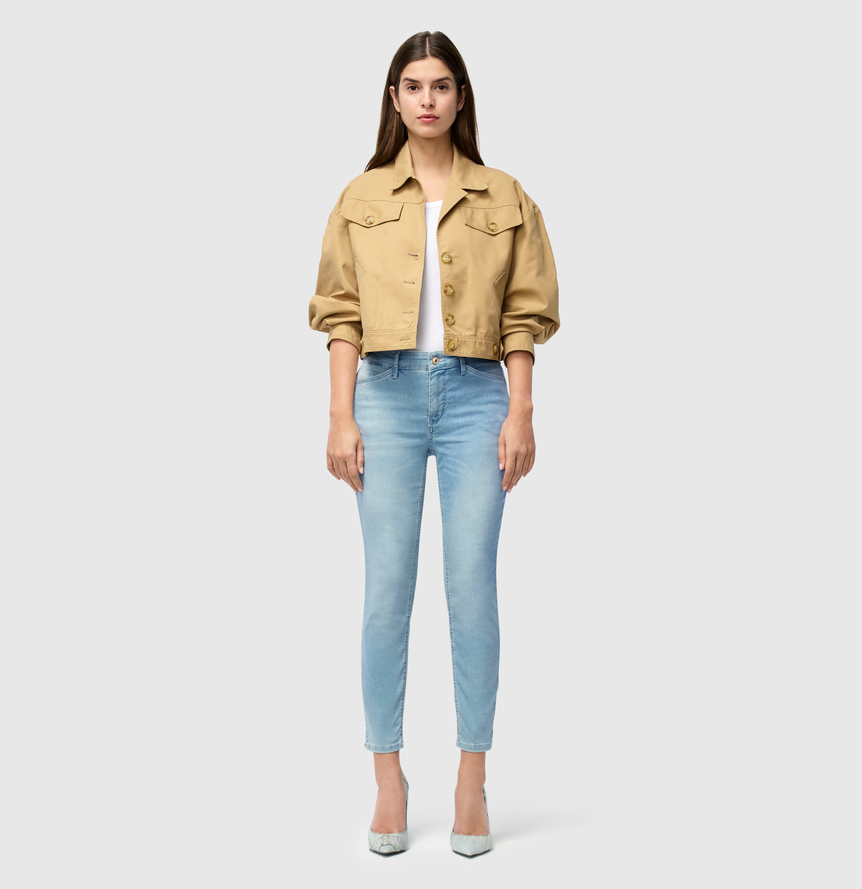 MAC 7/8 jeans Dream Summer verkort met splitje bij de zoom