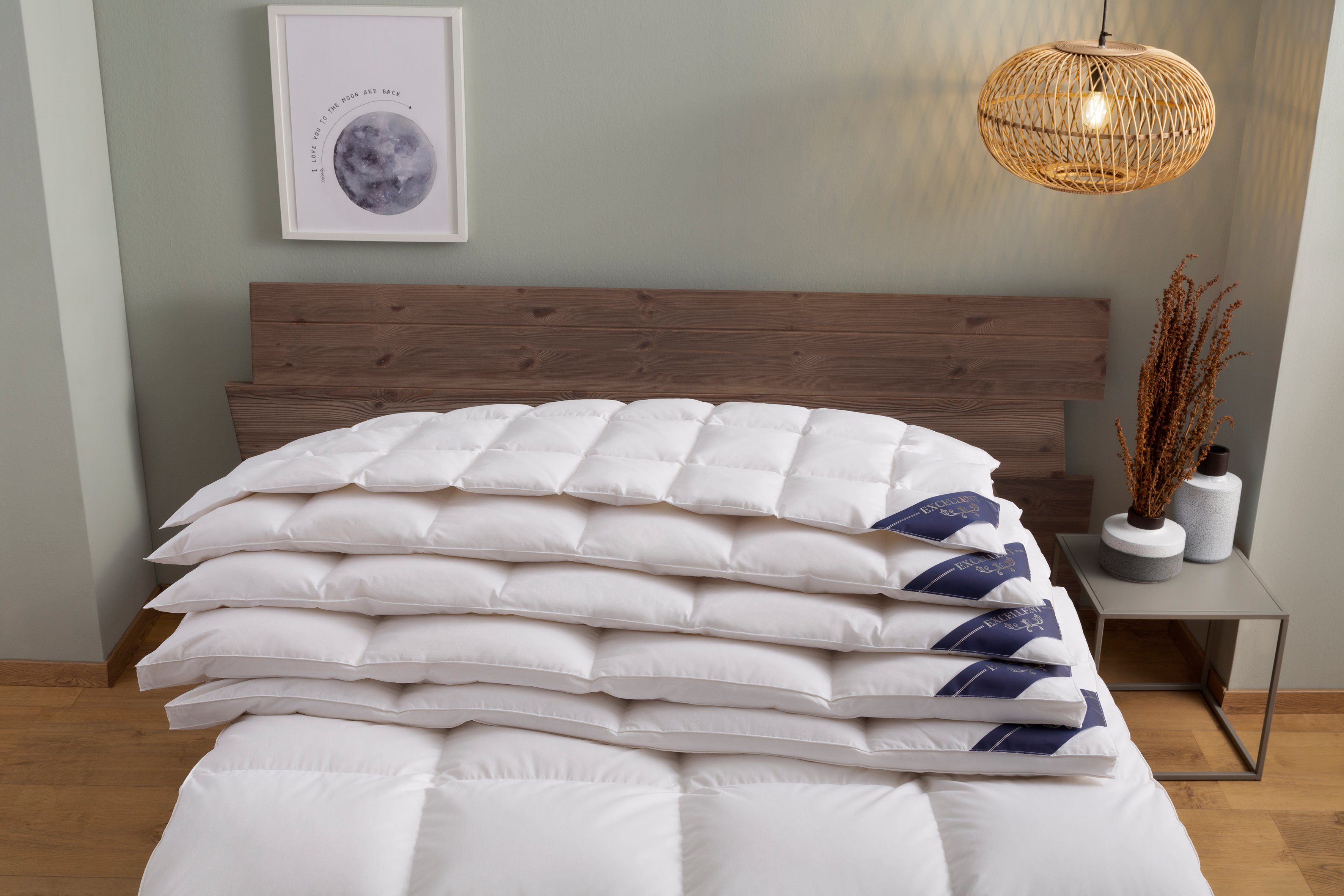 Excellent Donzen dekbed Wenen, dekbedden voor zomer en winter, dekbed 135x200 cm, made in Germany, geschikt voor allergieën (huisstof) Warm