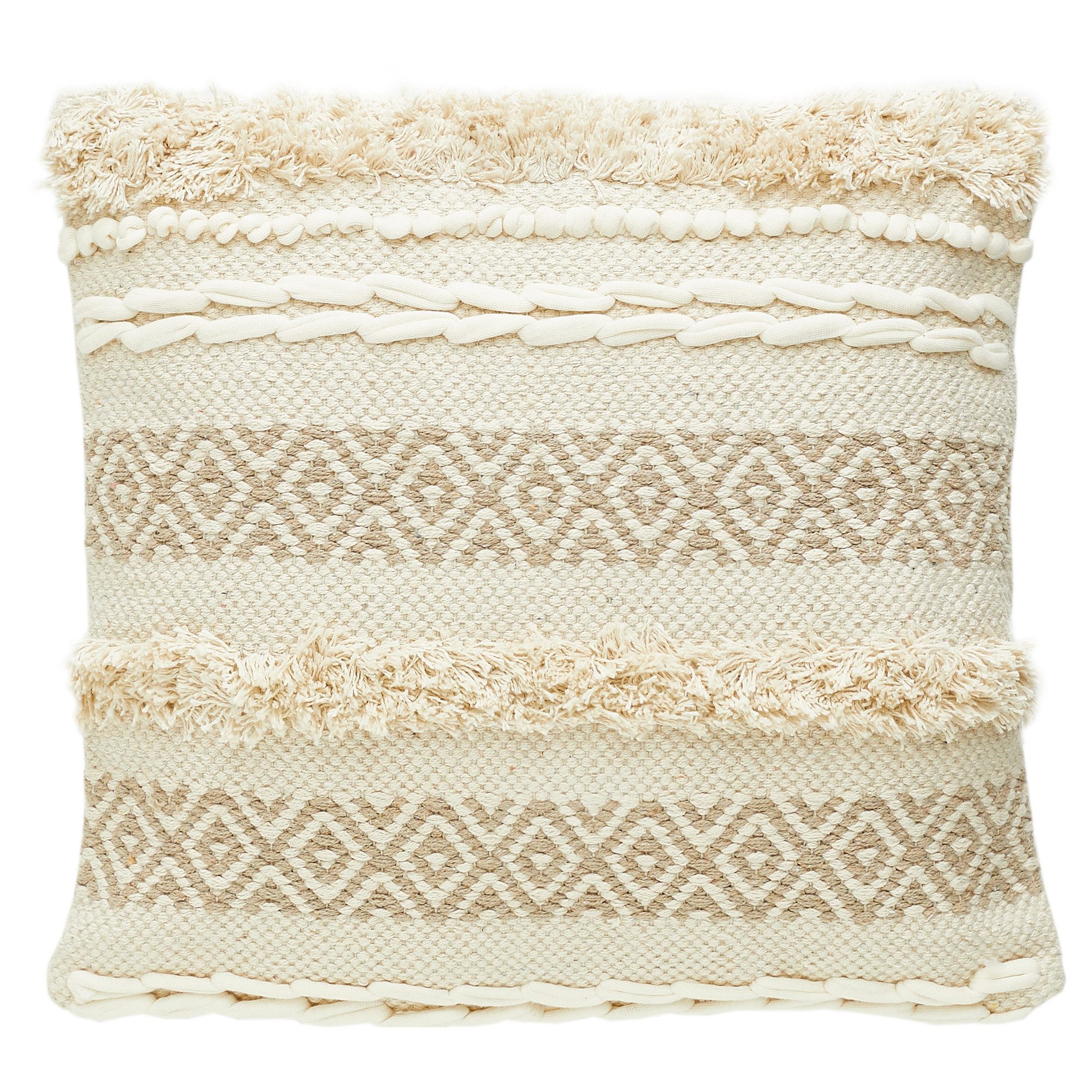 Andiamo Sierkussen Livia Etnisch patroon, gestreept, kussenhoes met vulling, vierkant, 45x45 cm (1 stuk)