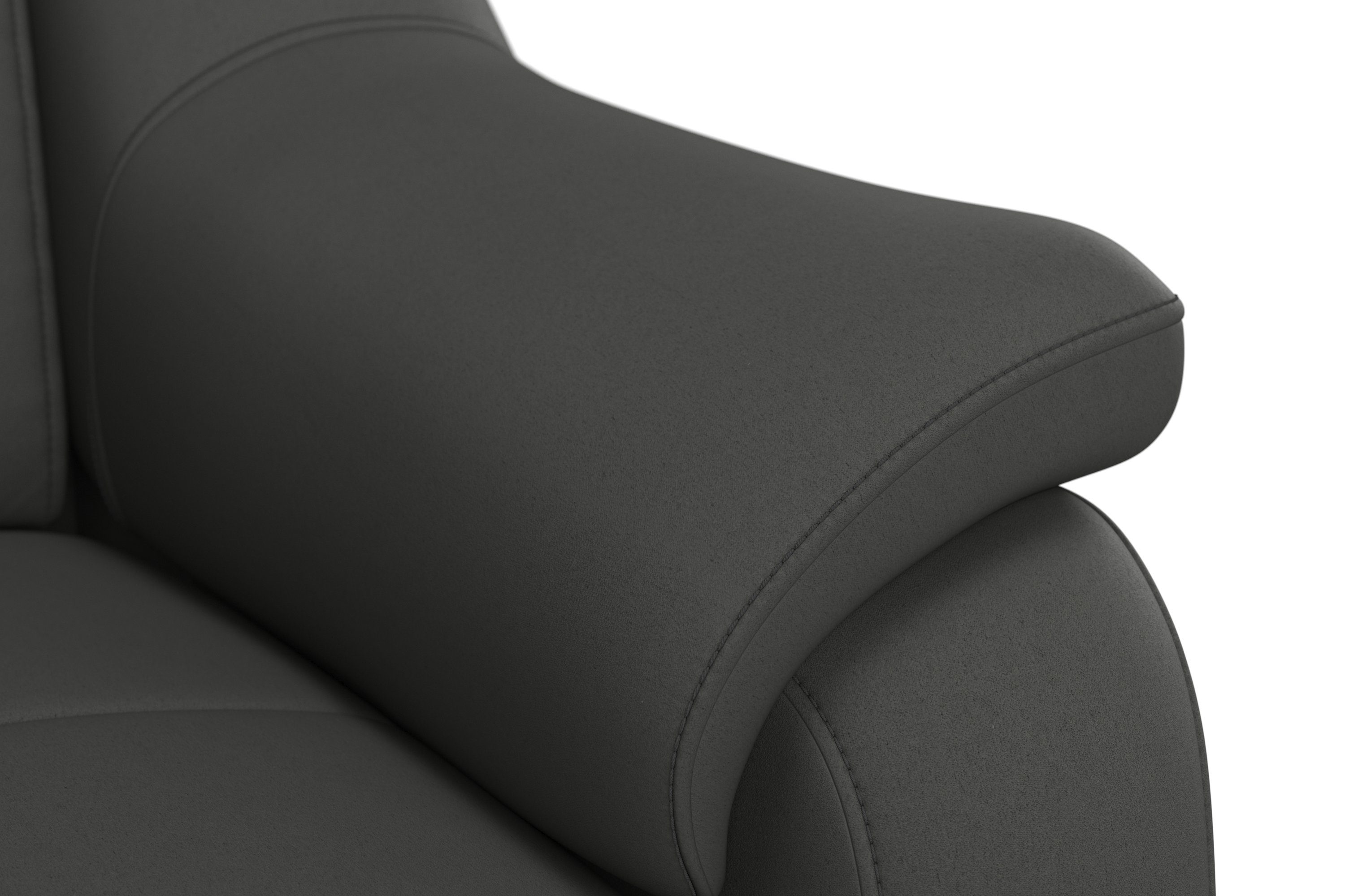 sit&more Hoekbank Freetown L-vorm met verstelbare hoofdsteun en comfortabele binnenvering