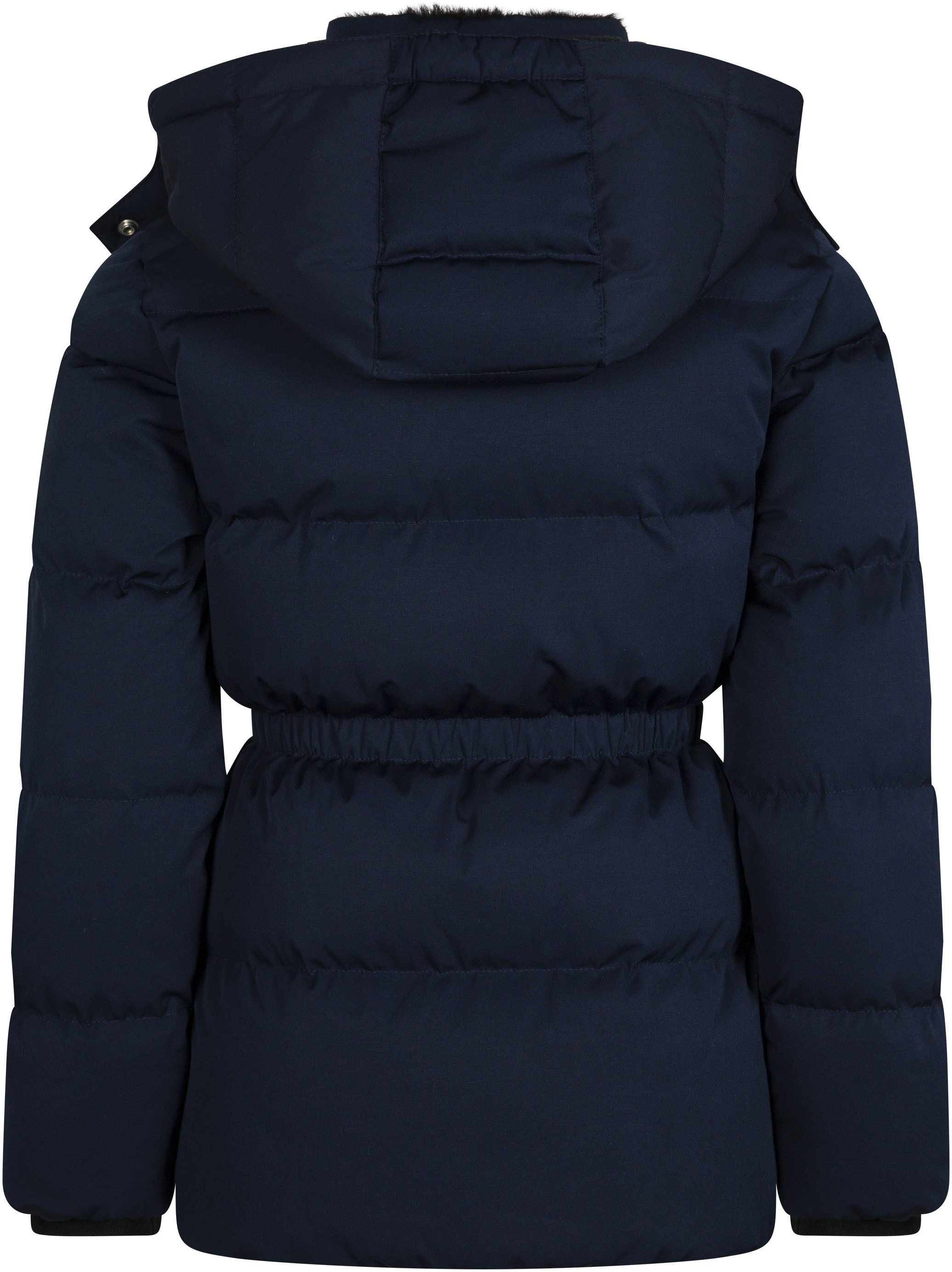 Levi's Kidswear Winterjack LVG MIX MEDIA THIGH LENGTH PUF met afneembare capuchon voor meisjes
