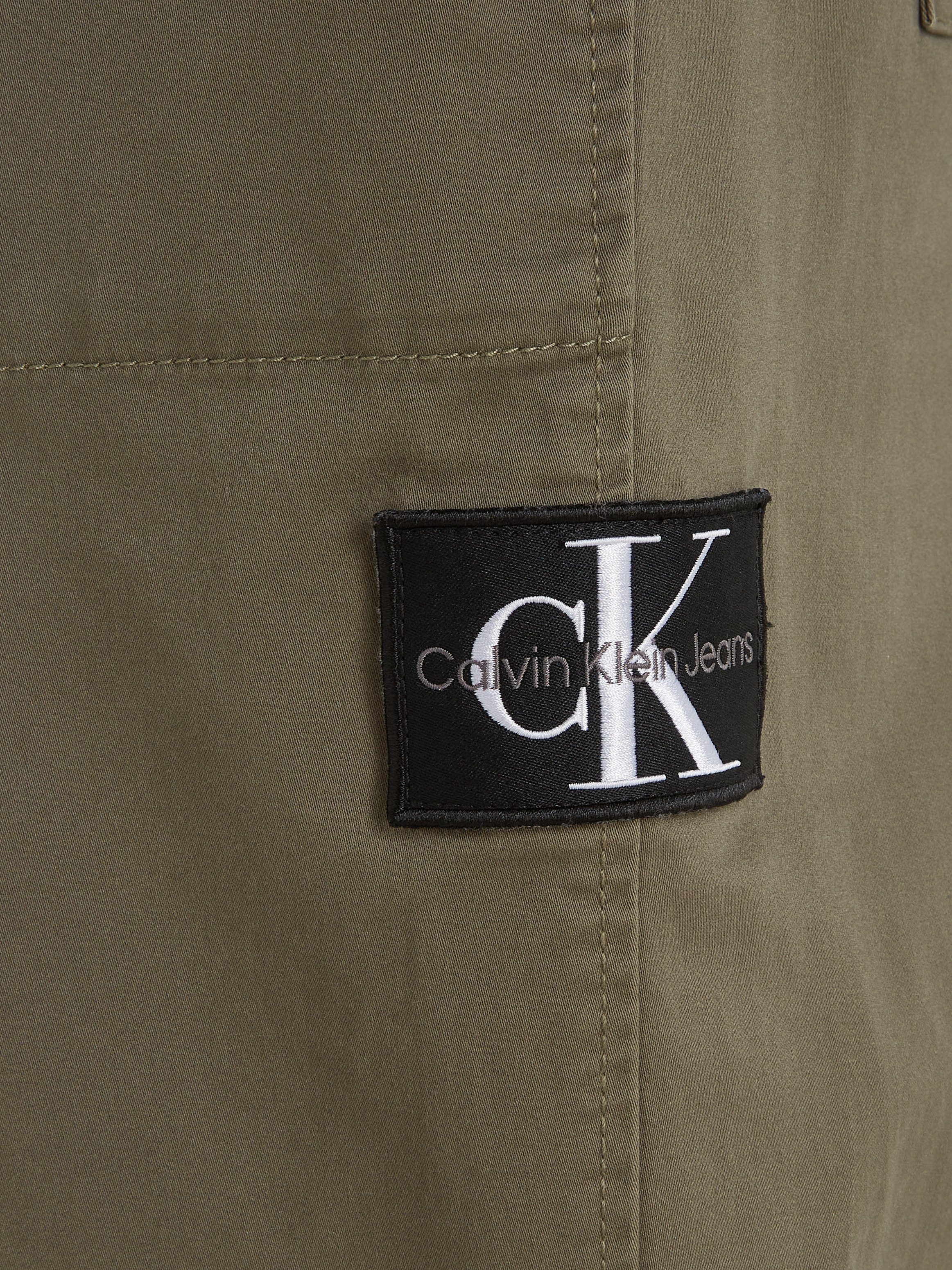 Calvin Klein Sweatbroek BADGE TRIM WOVEN PANT