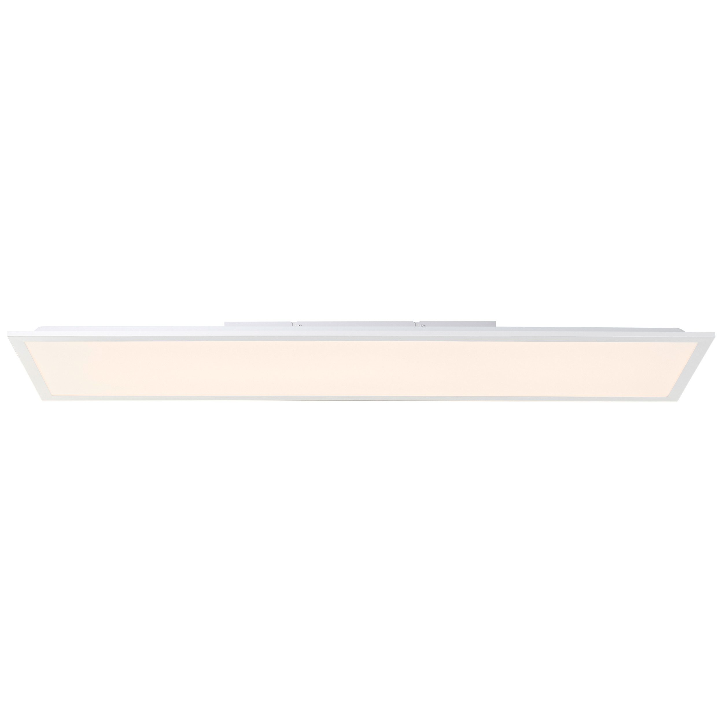 Brilliant Leuchten Led-paneel Briston 25 x 100 cm, 2400 lm, 2700 k, 24 w, aluminium, wit