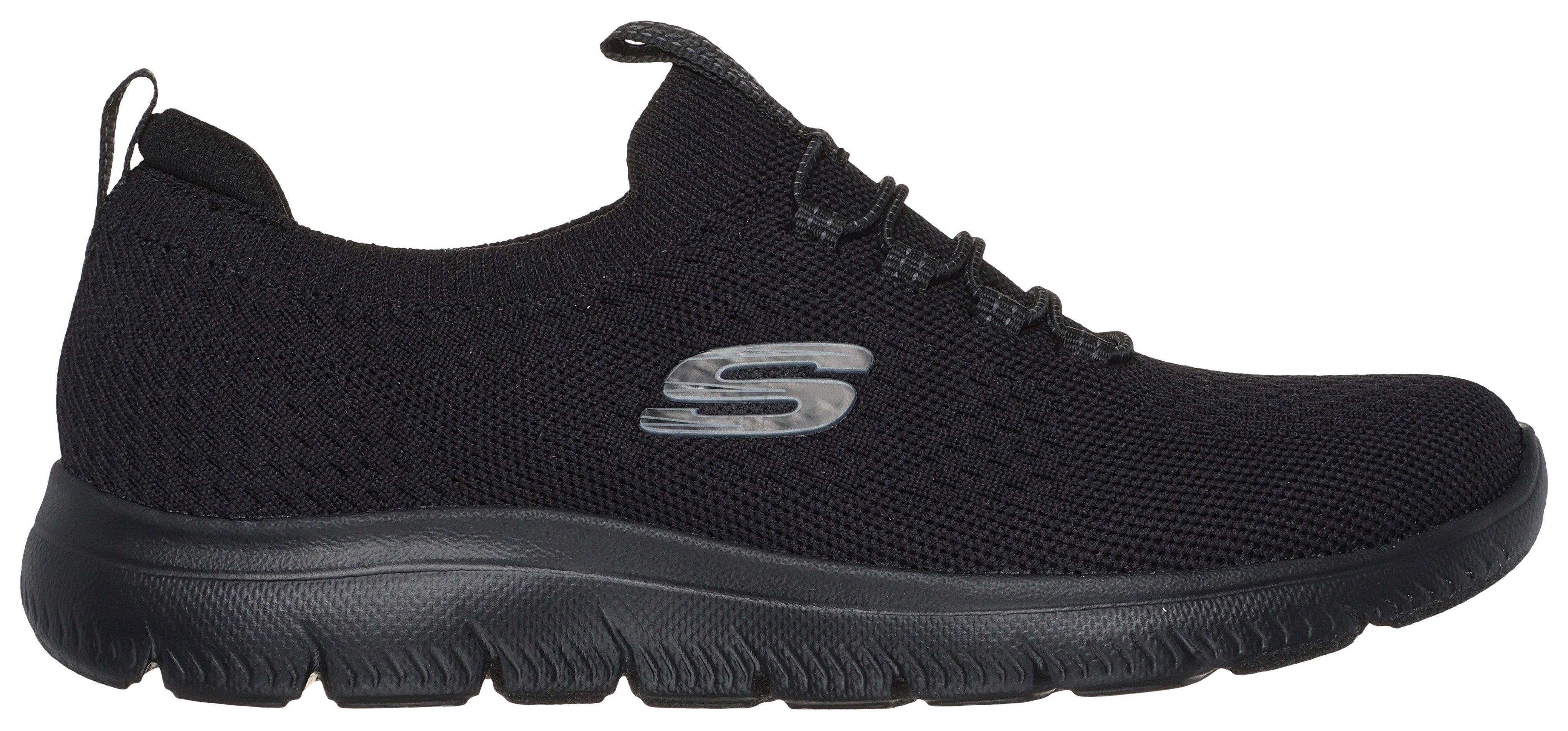 Skechers Slip-on sneakers Summits , vrijetijdsschoen, lage schoen, slipper met flexibele tractionloopzool