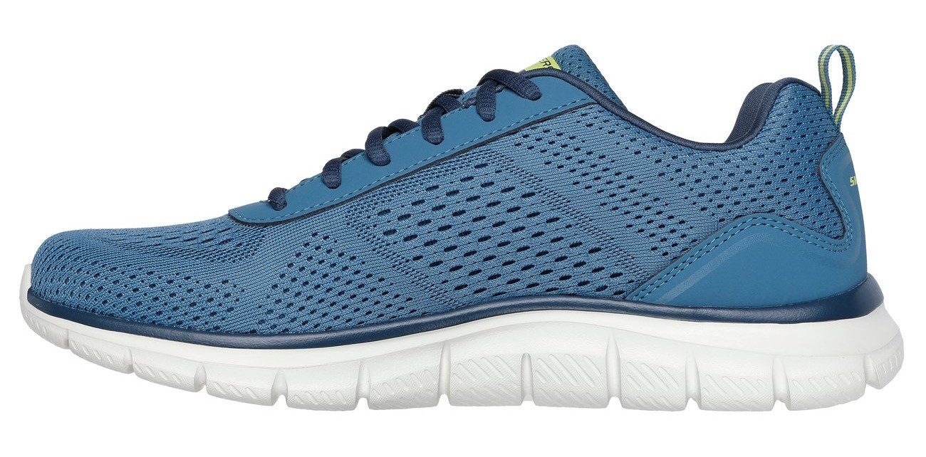 Skechers Slip-on sneakers TRACK-LESHUR Vrijetijdsschoen, trainingsschoen, instapschoen in materiaalmix