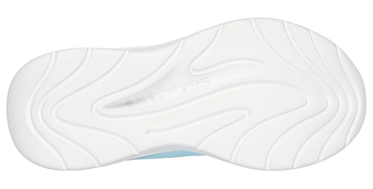 Skechers Sneakers WAVE 92 , instapschoen met glitter voor meisjes, maat sjabloon om te downloaden