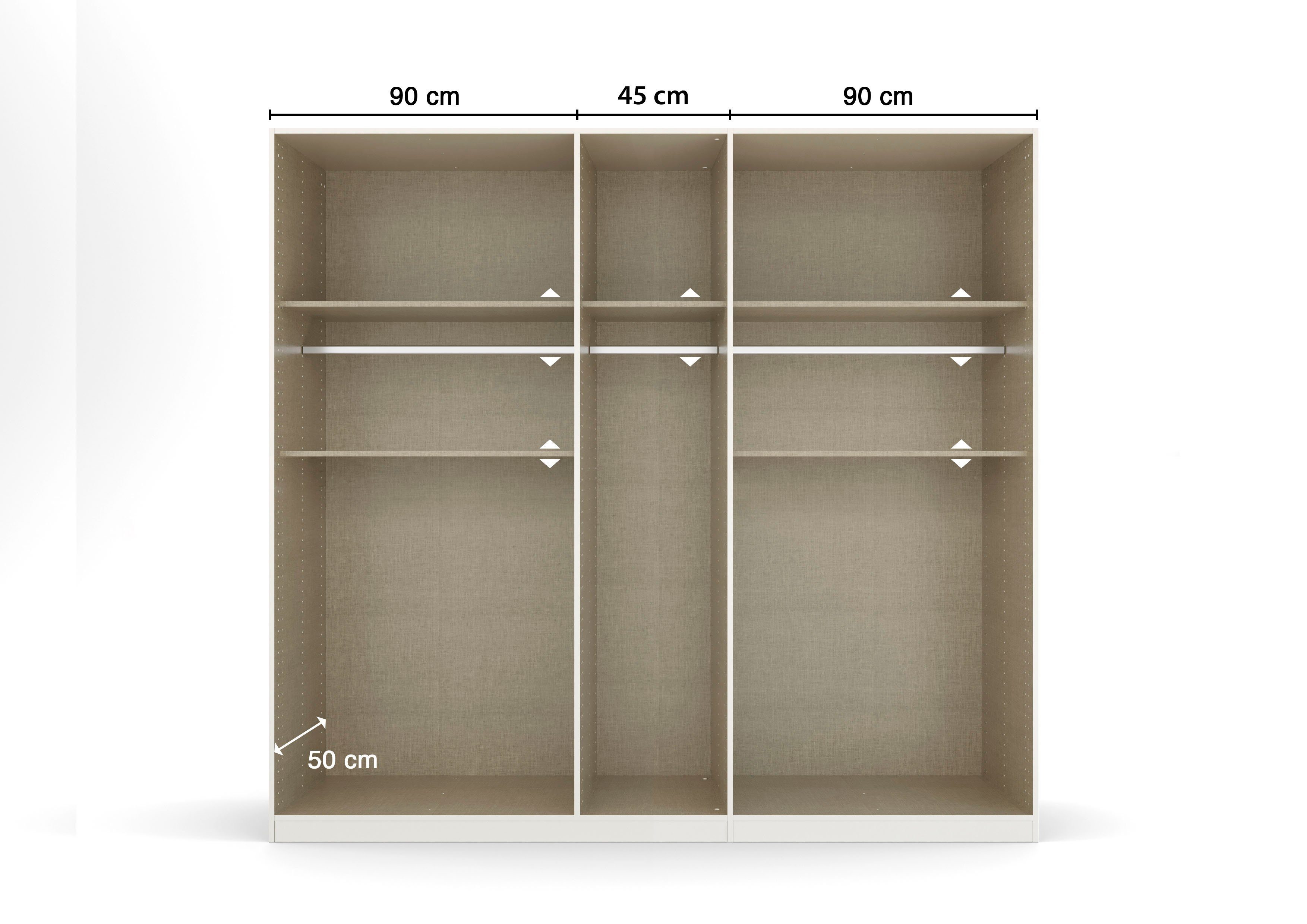 rauch Draaideurkast Kledingkast kast garderobe waskast TICAO met 2 ruime lades, veel opbergruimte made in germany