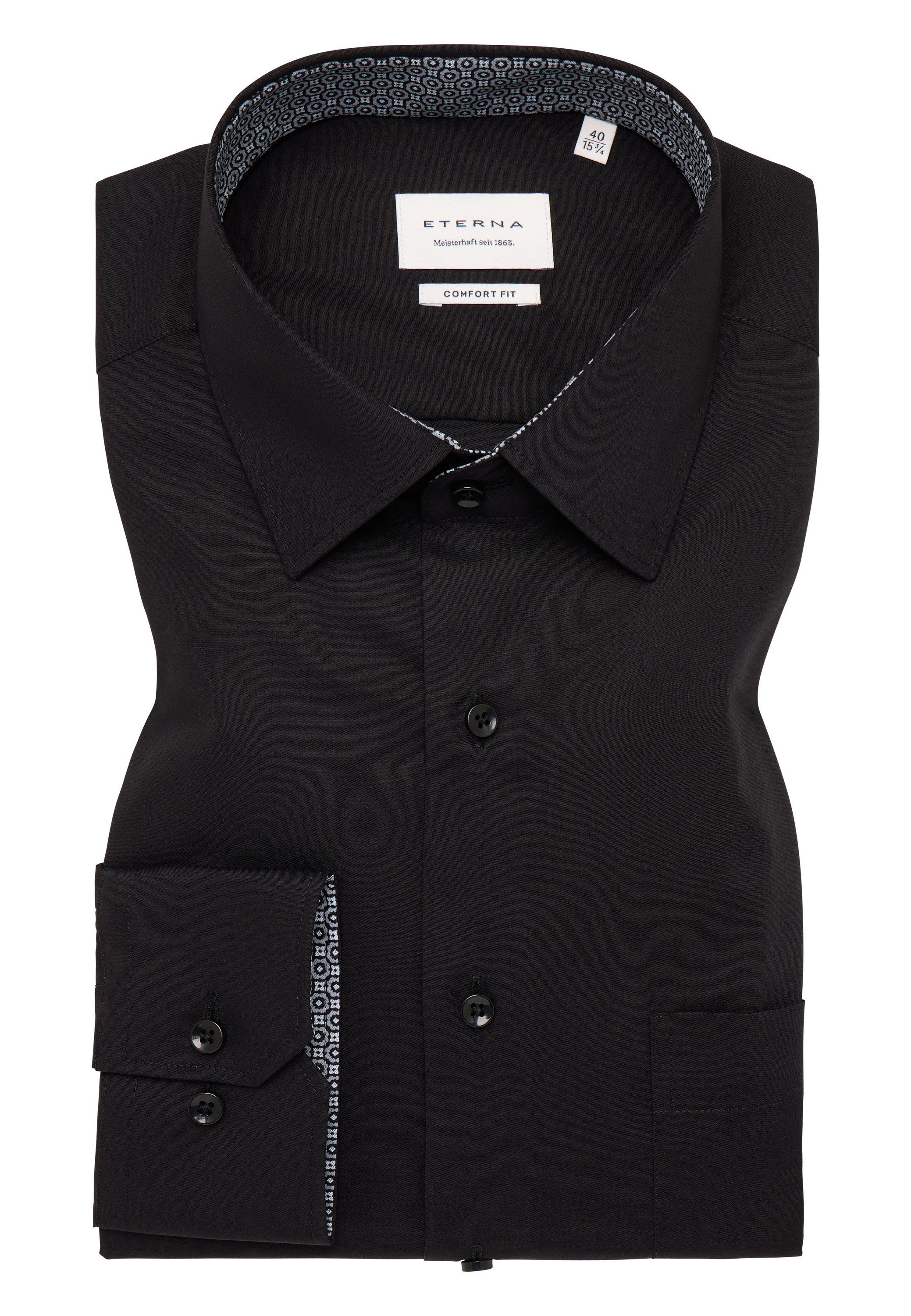 Eterna Overhemd met lange mouwen Comfort fit