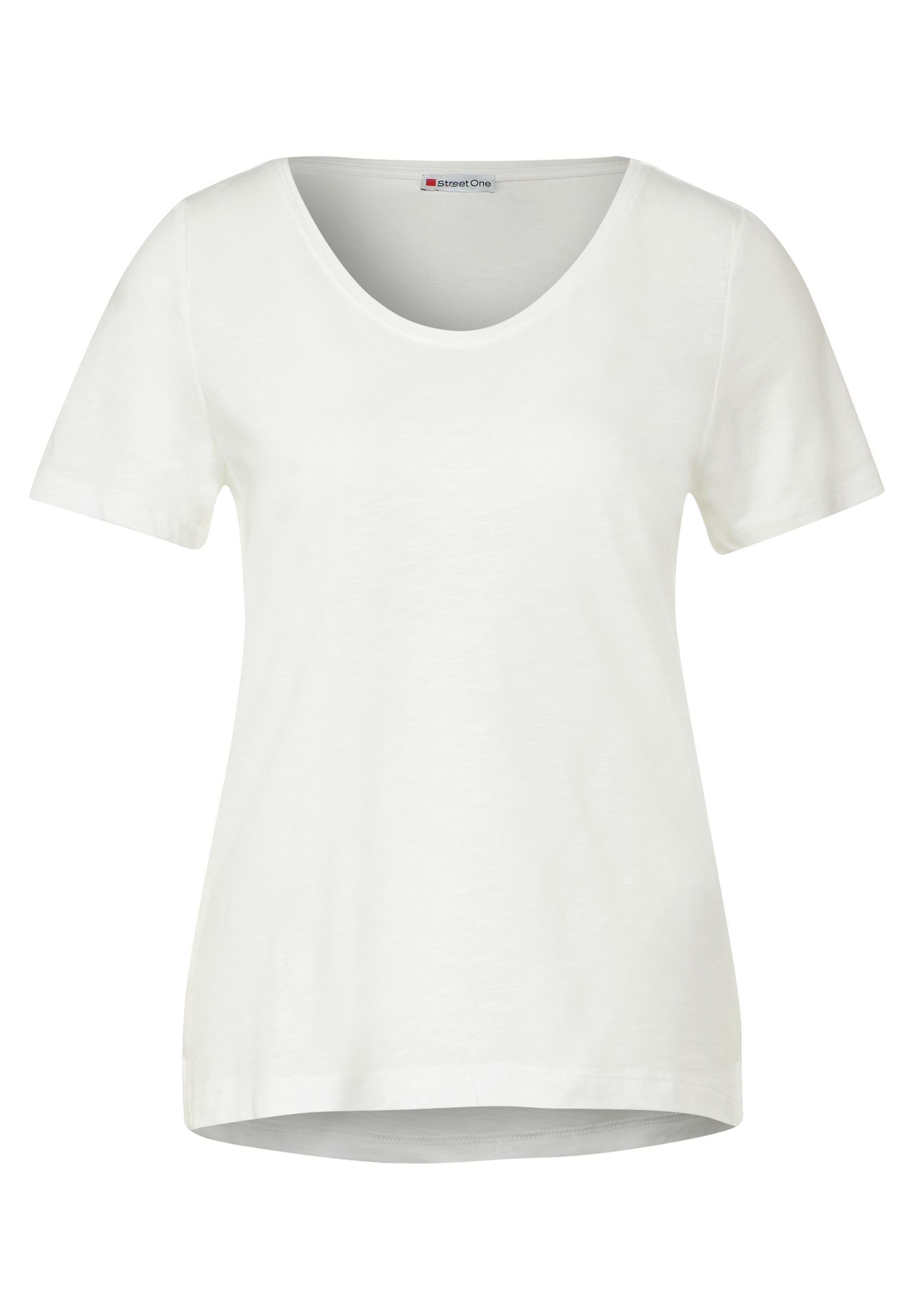 STREET ONE T-shirt Style Gerda met een langere achterkant