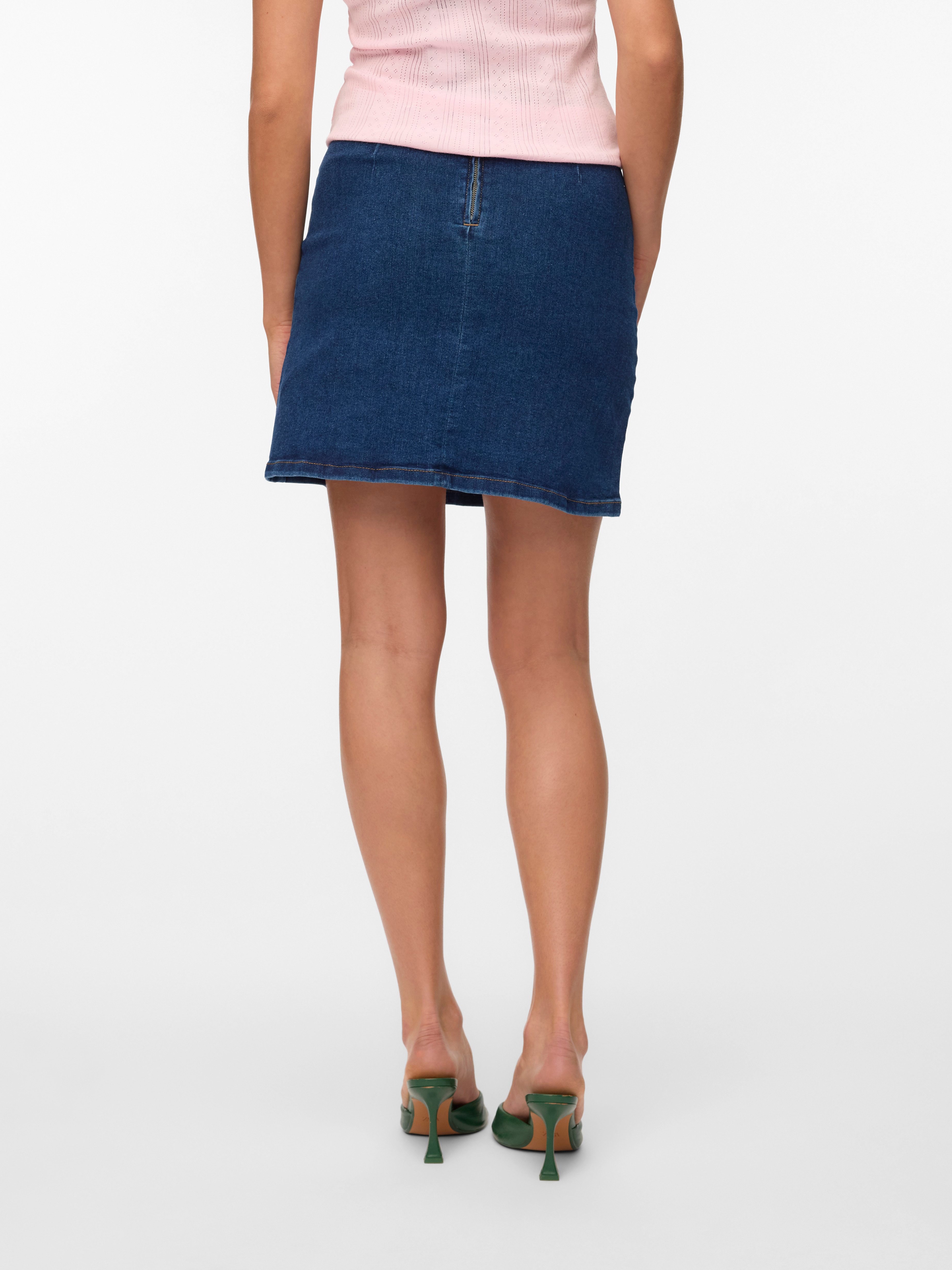 Vero Moda Jeans rok VMNELLY HR SHORT SKIRT DNM MIX NOOS