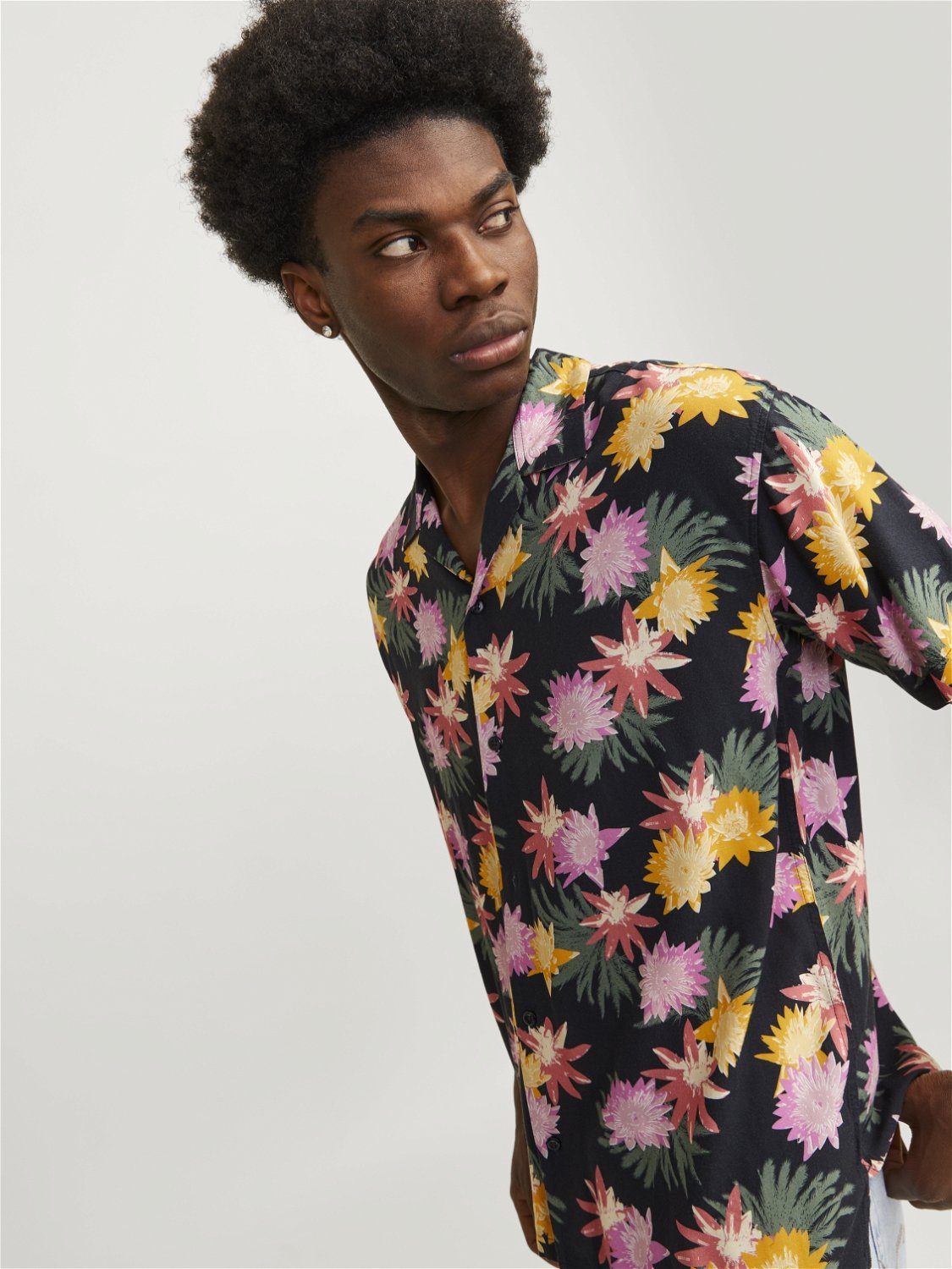 Jack & Jones Hawaï-overhemd JORLUKE TAMPA AOP SHIRT SS SN