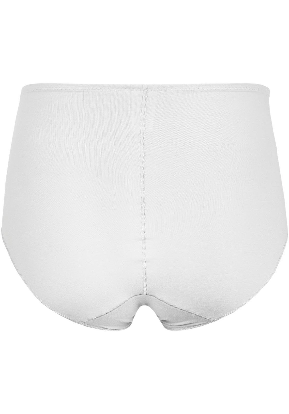 Nina Von C. High-waist-slip "Cotton Shape" met zij-inzetten van kant-tule (2 stuks, Set van 2)