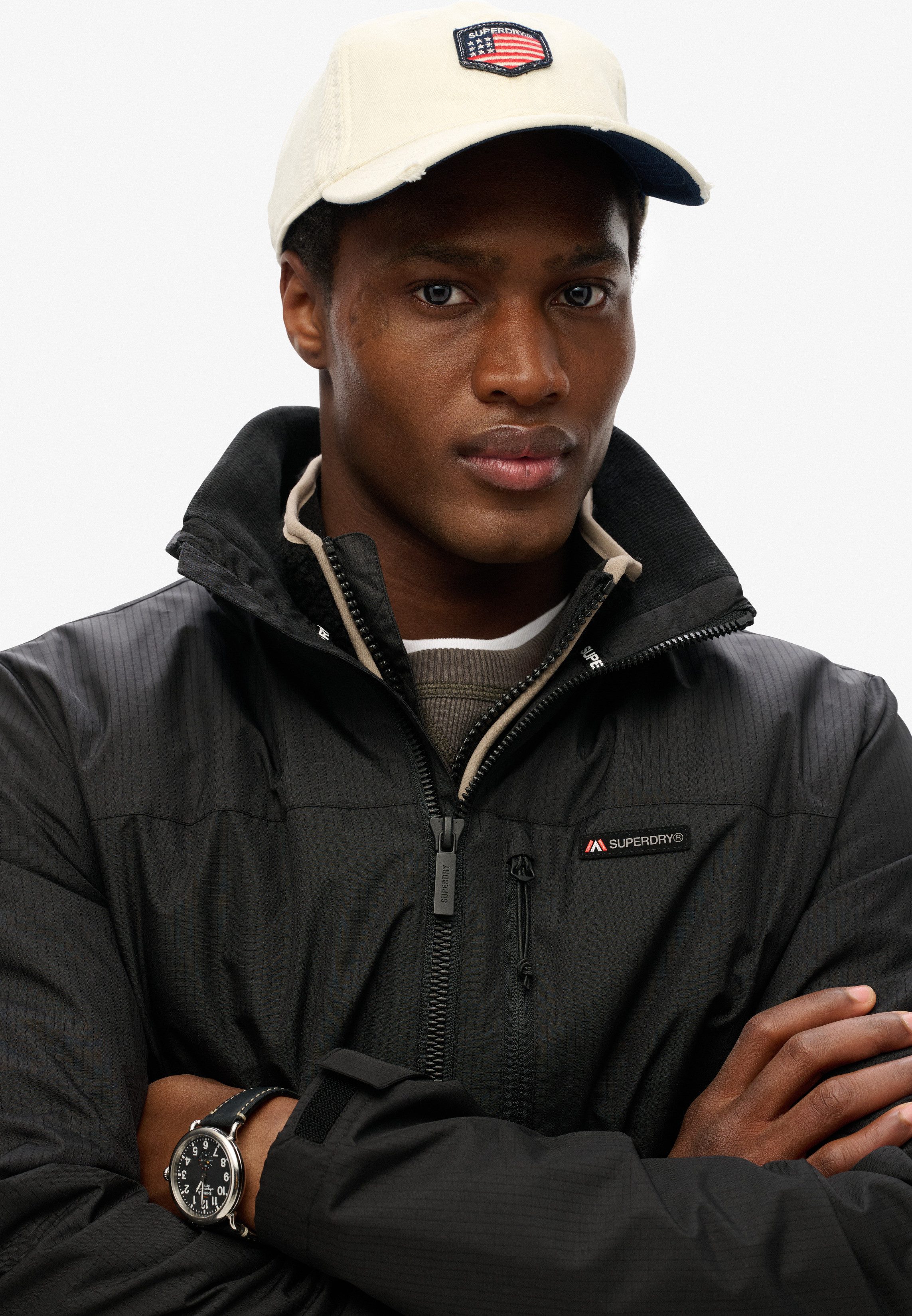 Superdry Outdoorjack NON HOOD LOGO WINDBREAKER