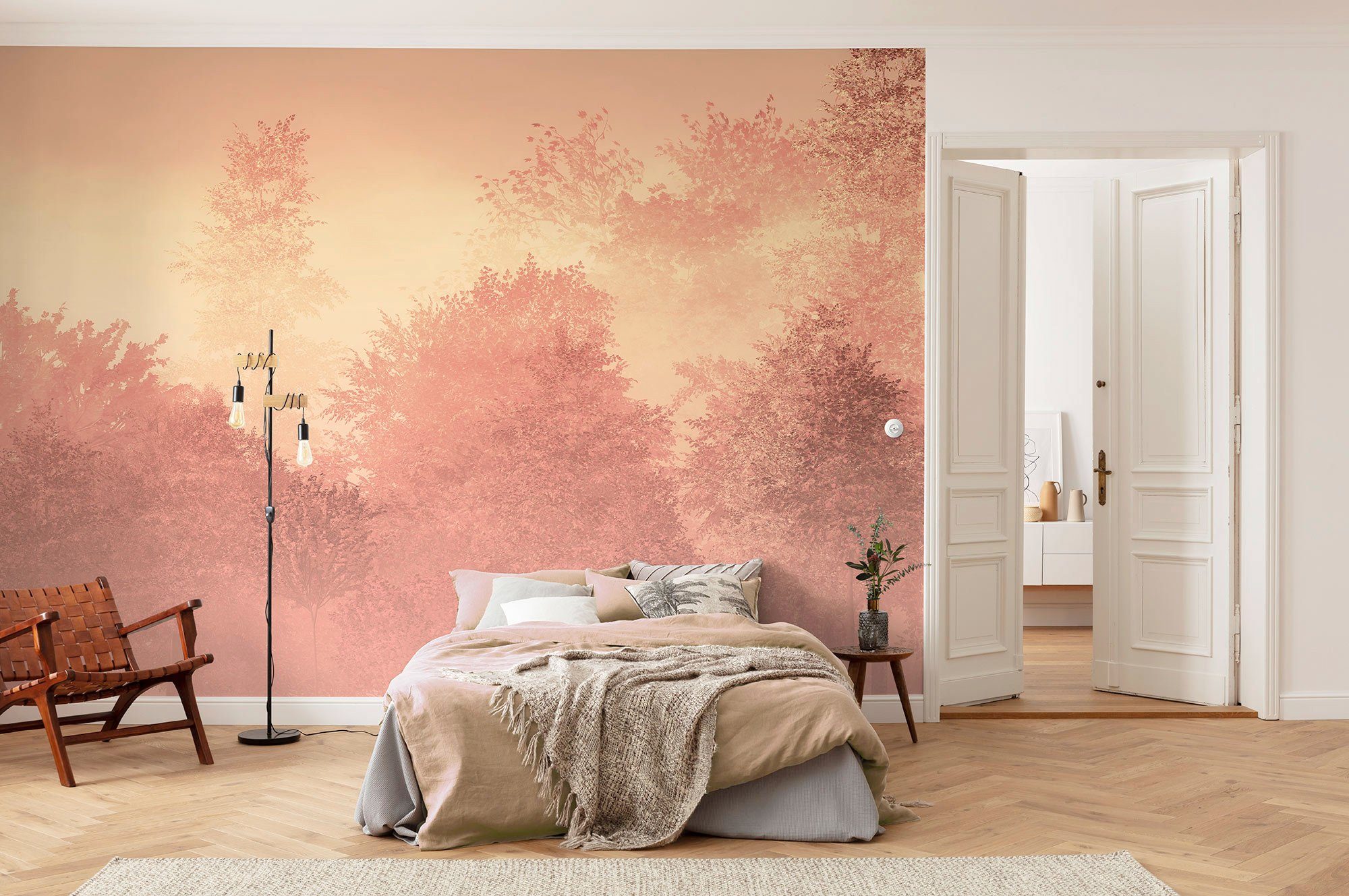 Komar Vliesbehang Digitale print vlies - Heartwood - Afmeting 400 x 250 cm (1 stuk)