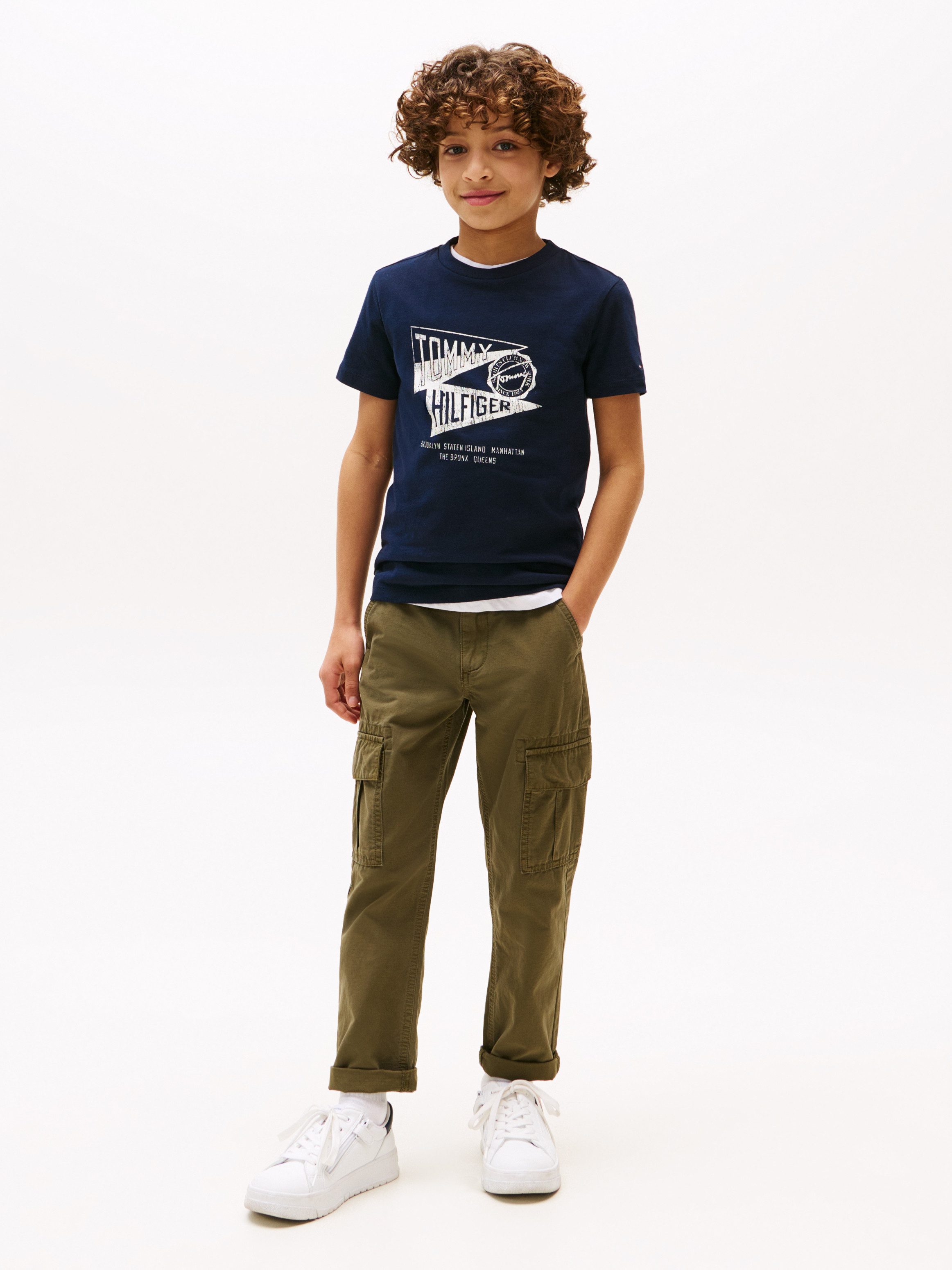 Tommy Hilfiger T-shirt TEXTURED GRAPHIC PRINT TEE SS