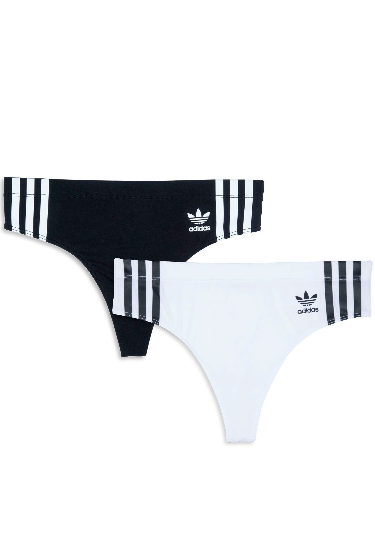 adidas Originals T-string met sportief ontwerp (set, 2 stuks) heren ondergoed & nachtkleding maat XS (34) multicolor