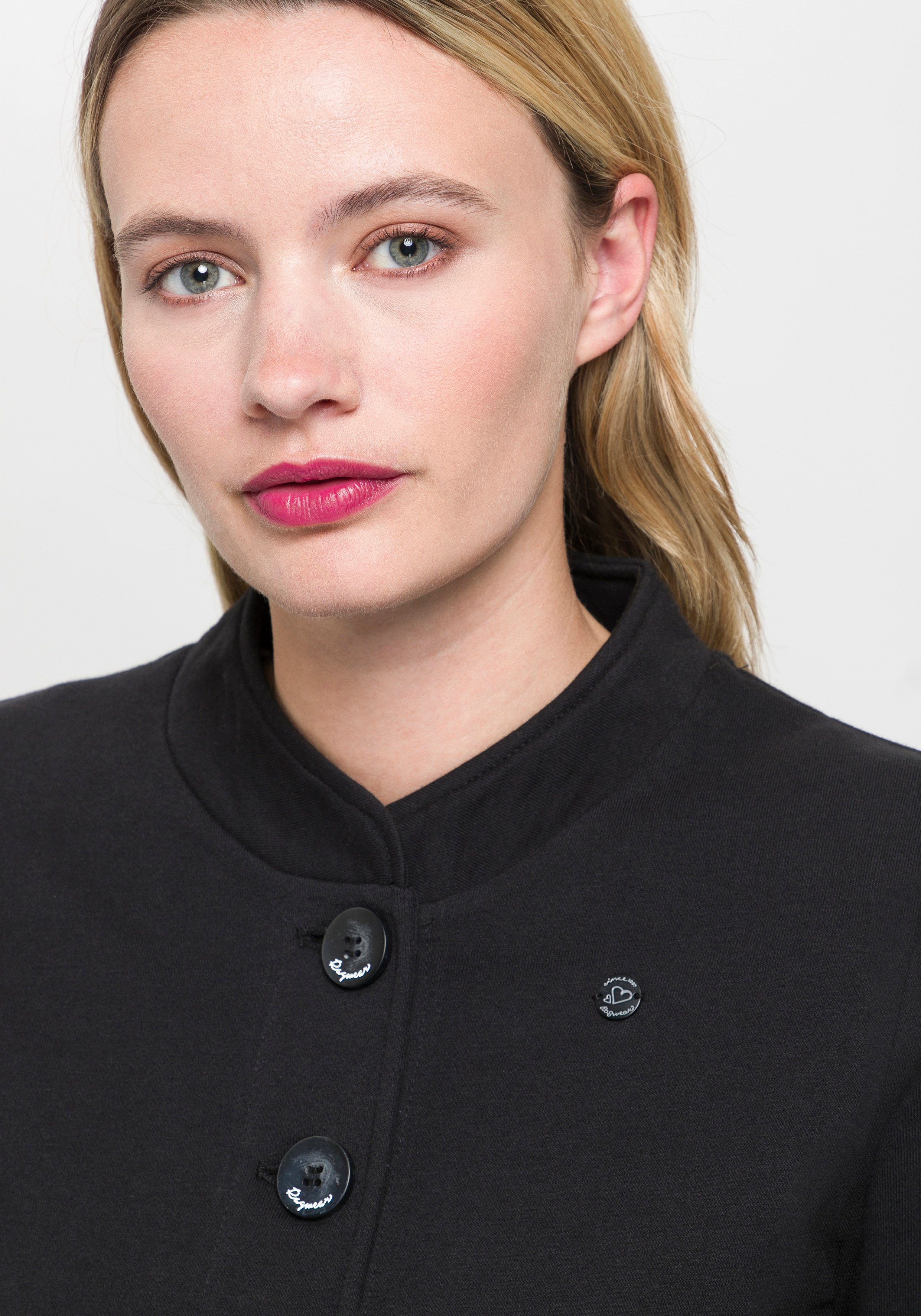 Ragwear Sweatvest AVALINA O maritieme sweatblazer met contrastdetails