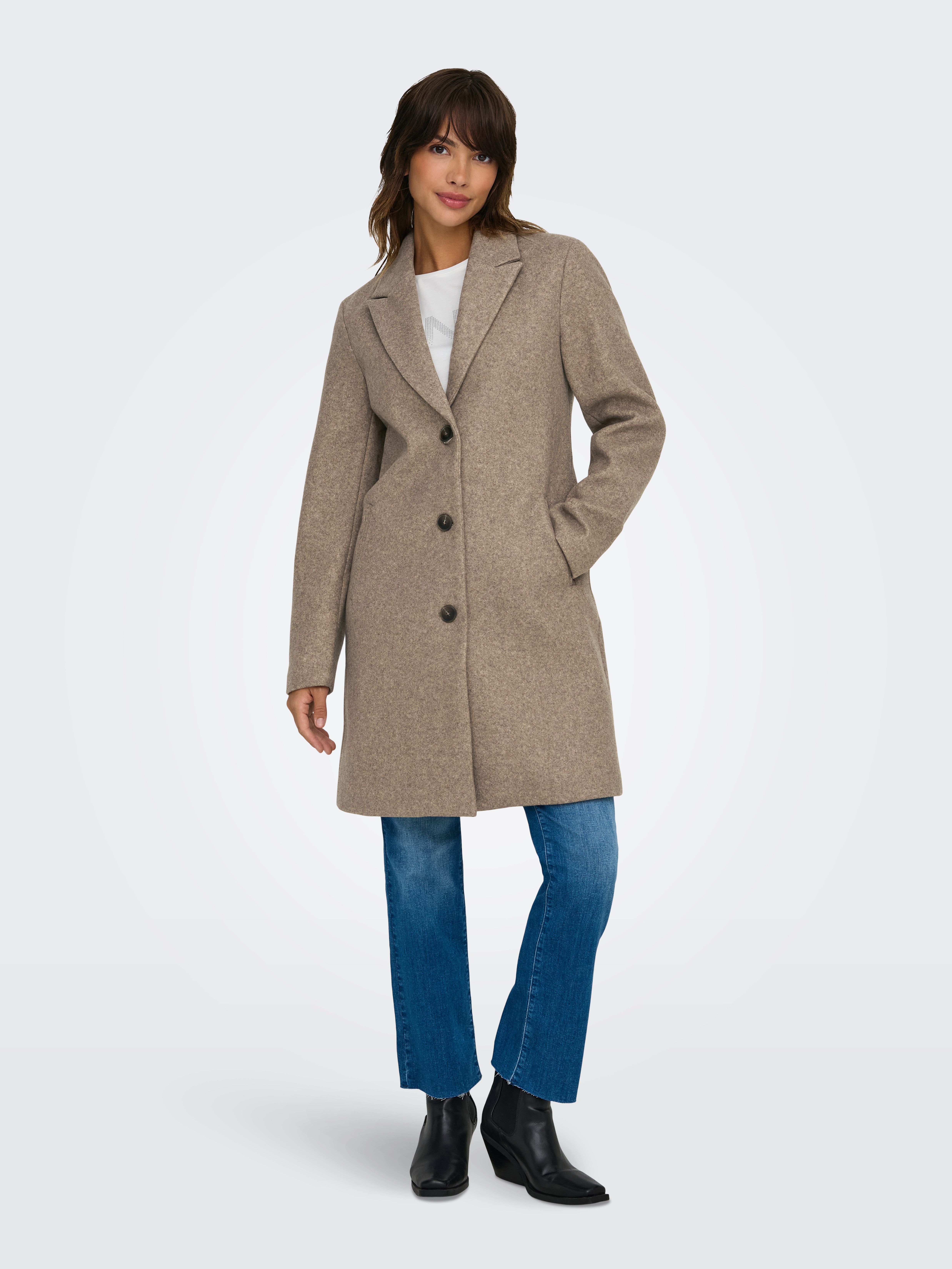 JDY Korte jas JDYECHO LIFE COAT OTW NOOS