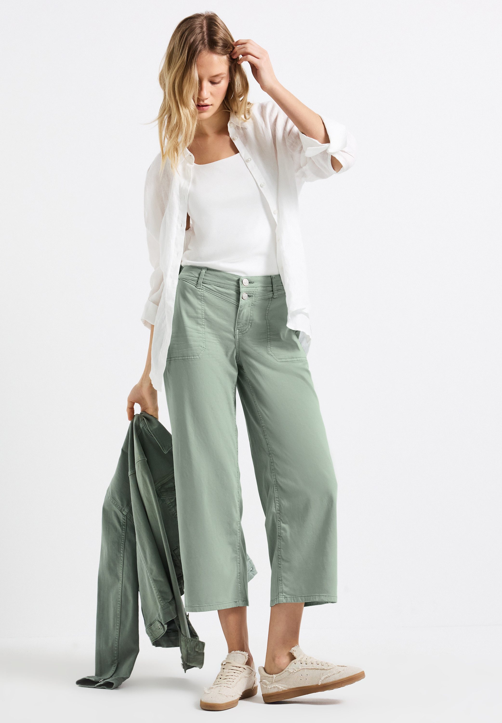 STREET ONE Wijde jeans in culotte-stijl