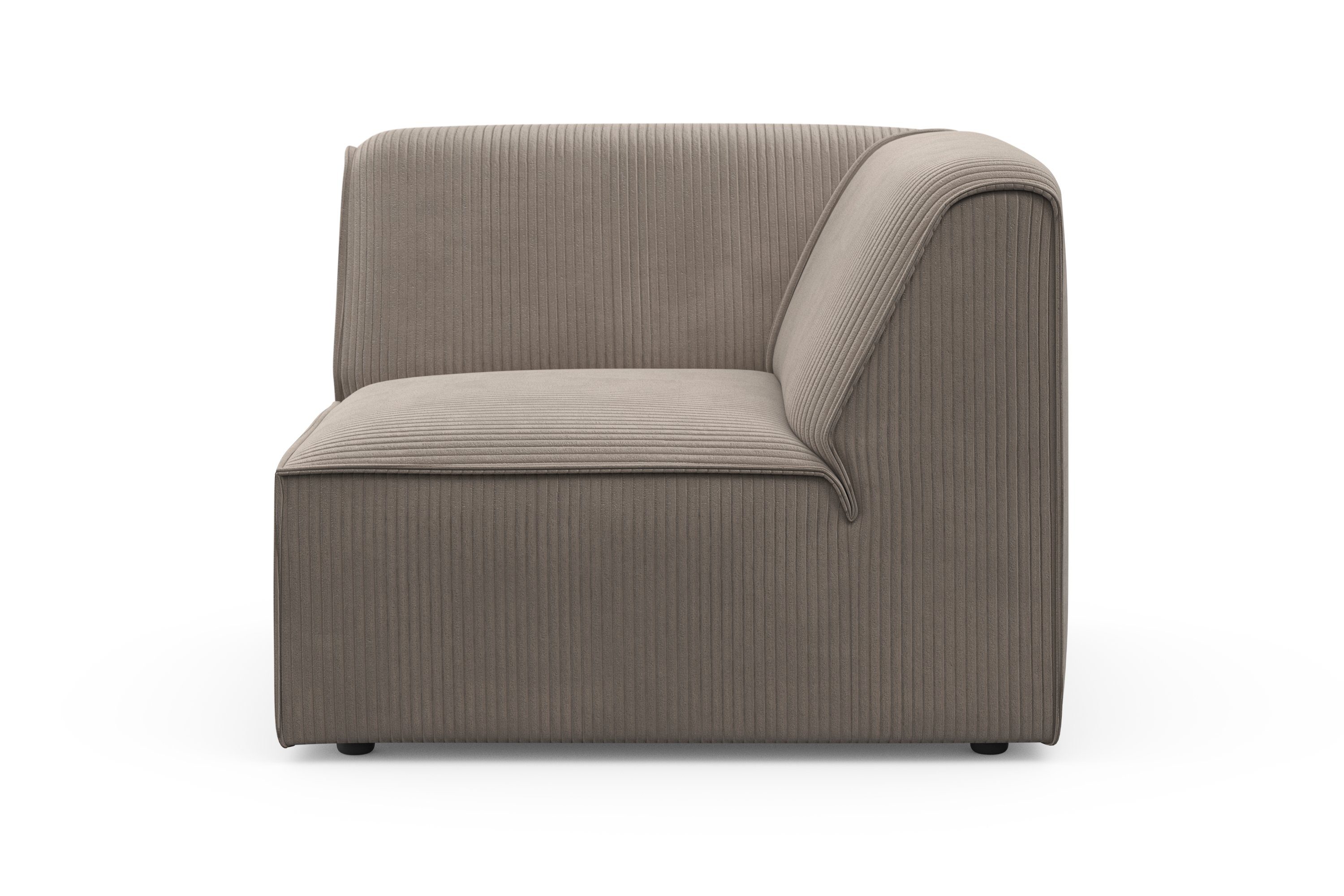RAUM.ID Bank-hoekelement Merid, sofa-element, afmetingen B/D/H: 97/97/46 cm als module of apart te gebruiken, voor individuele samenstelling