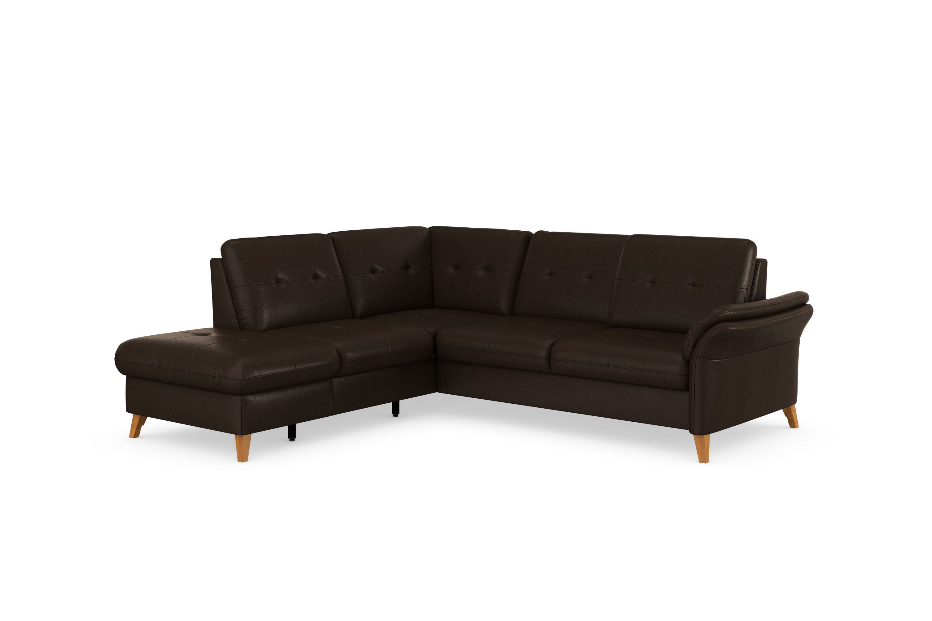 sit&more Hoekbank Göteborg inclusief zitdiepteverstelling, optioneel met bedfunctie & bedlade