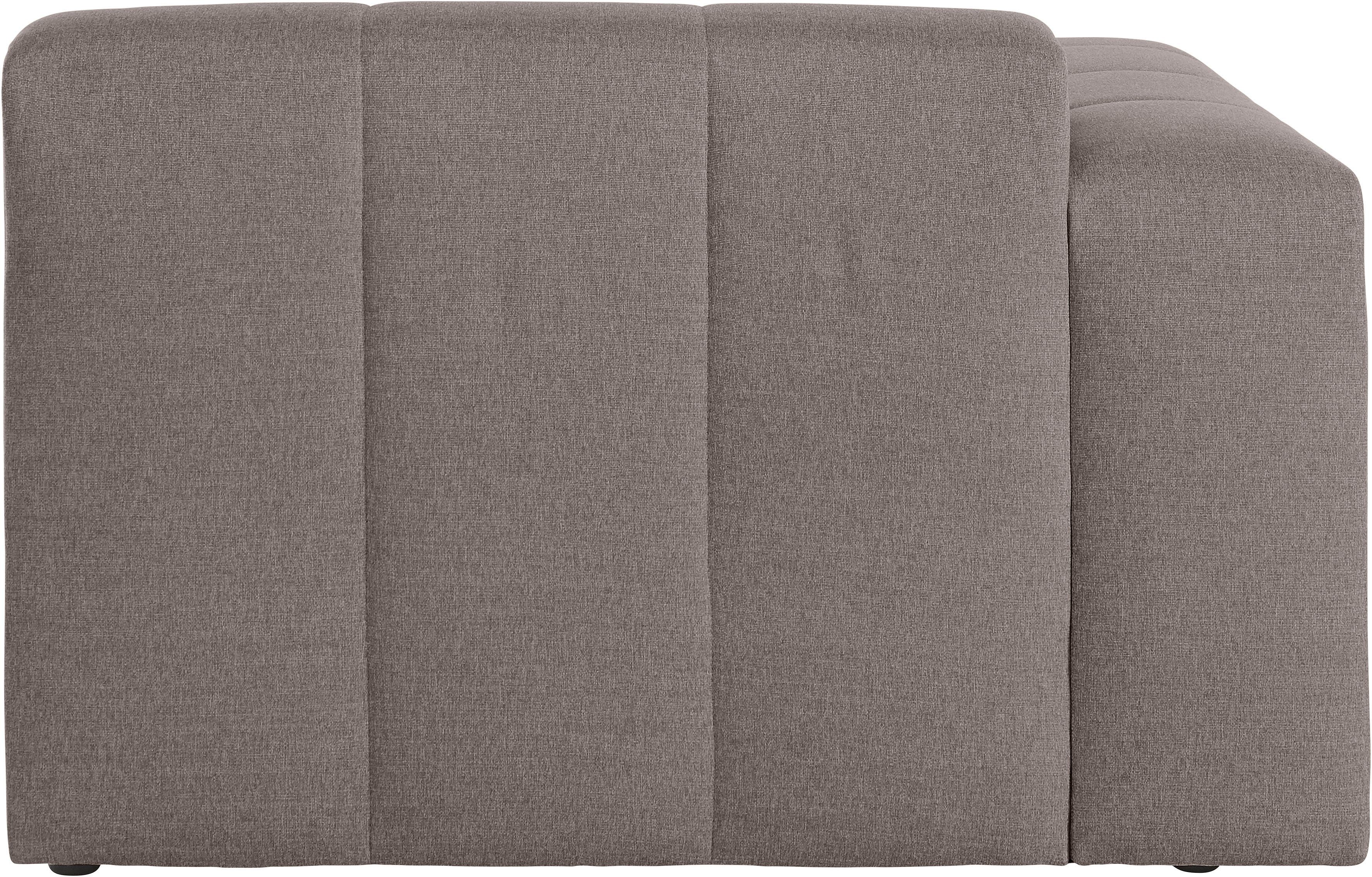 LeGer Home by Lena Gercke Sofaelement Maileen Module fauteuil met armleuning, te verbinden met andere modules van de serie