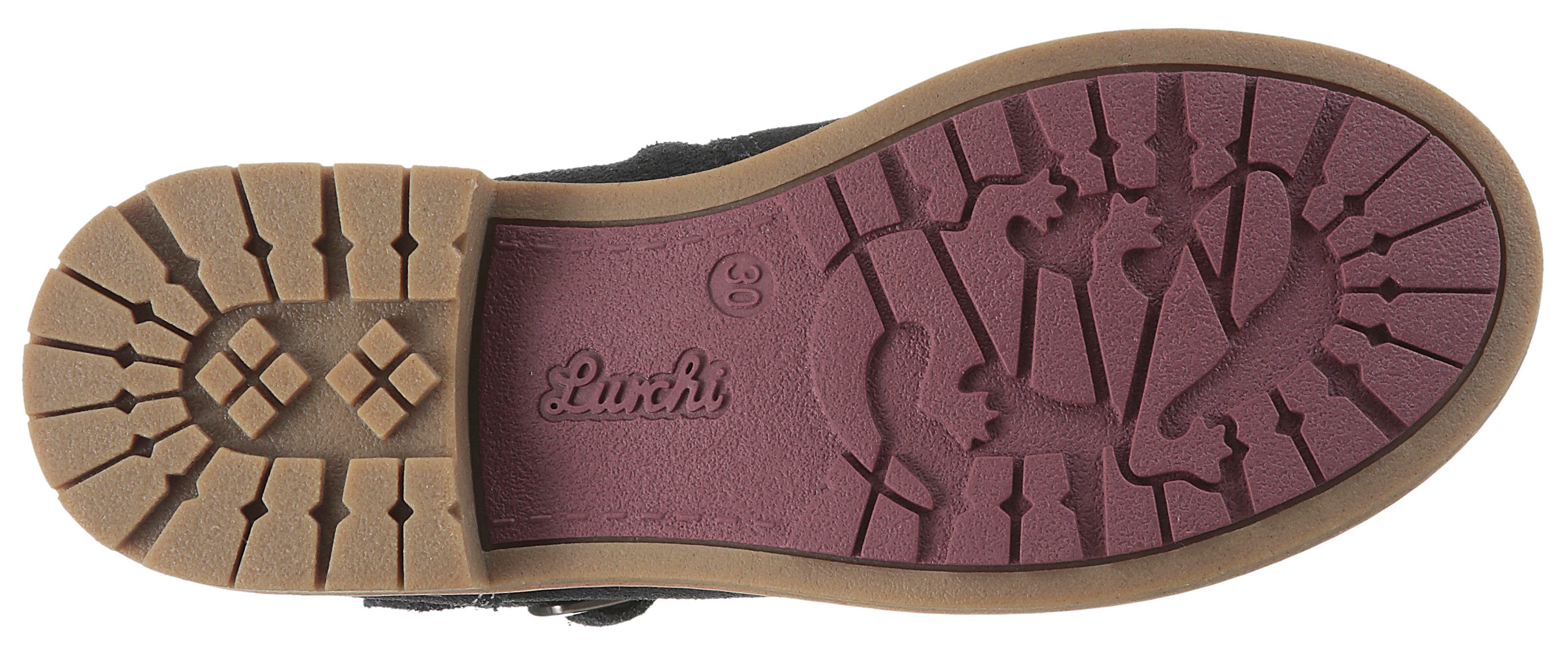 Lurchi Winterlaarzen Freya TEX, WMS middel Laarzen met glitter-paard, maatsjabloon om te downloaden