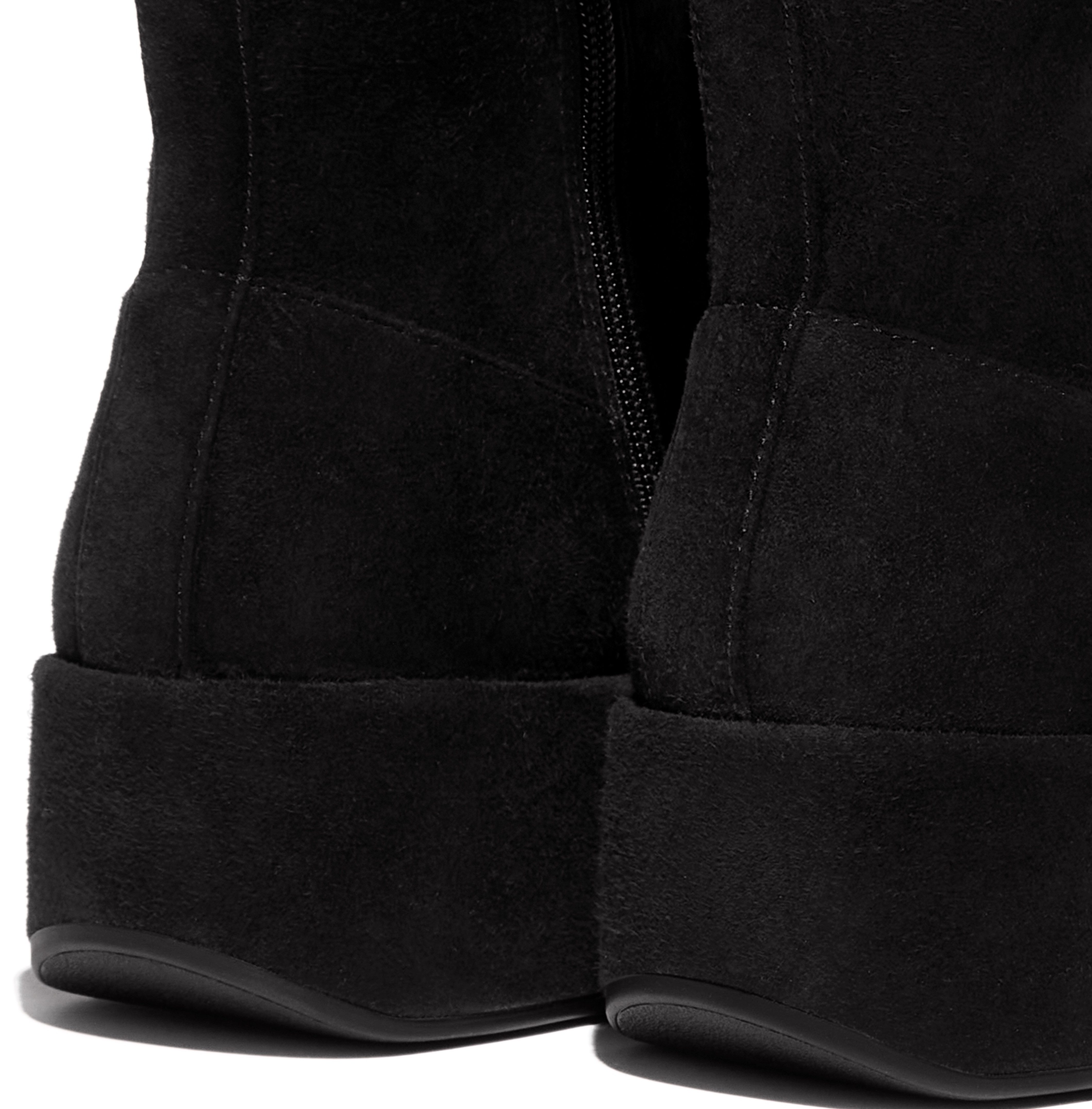 Fitflop Plateaulaarsjes F-LUMA Laarzen, Chunky Boot met Stretch-schacht