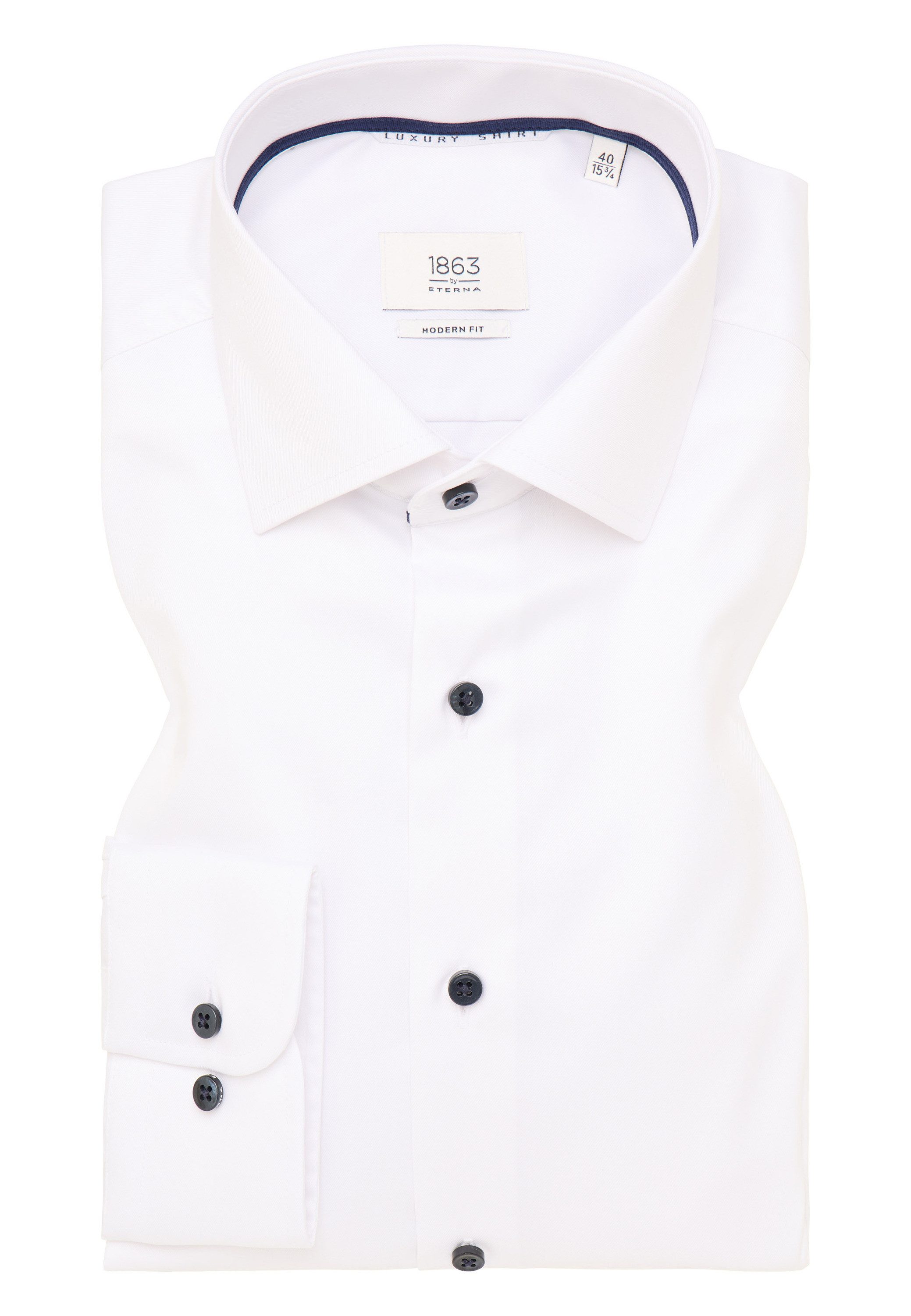 Eterna Overhemd met lange mouwen MODERN FIT NON IRON (strijkvrij)