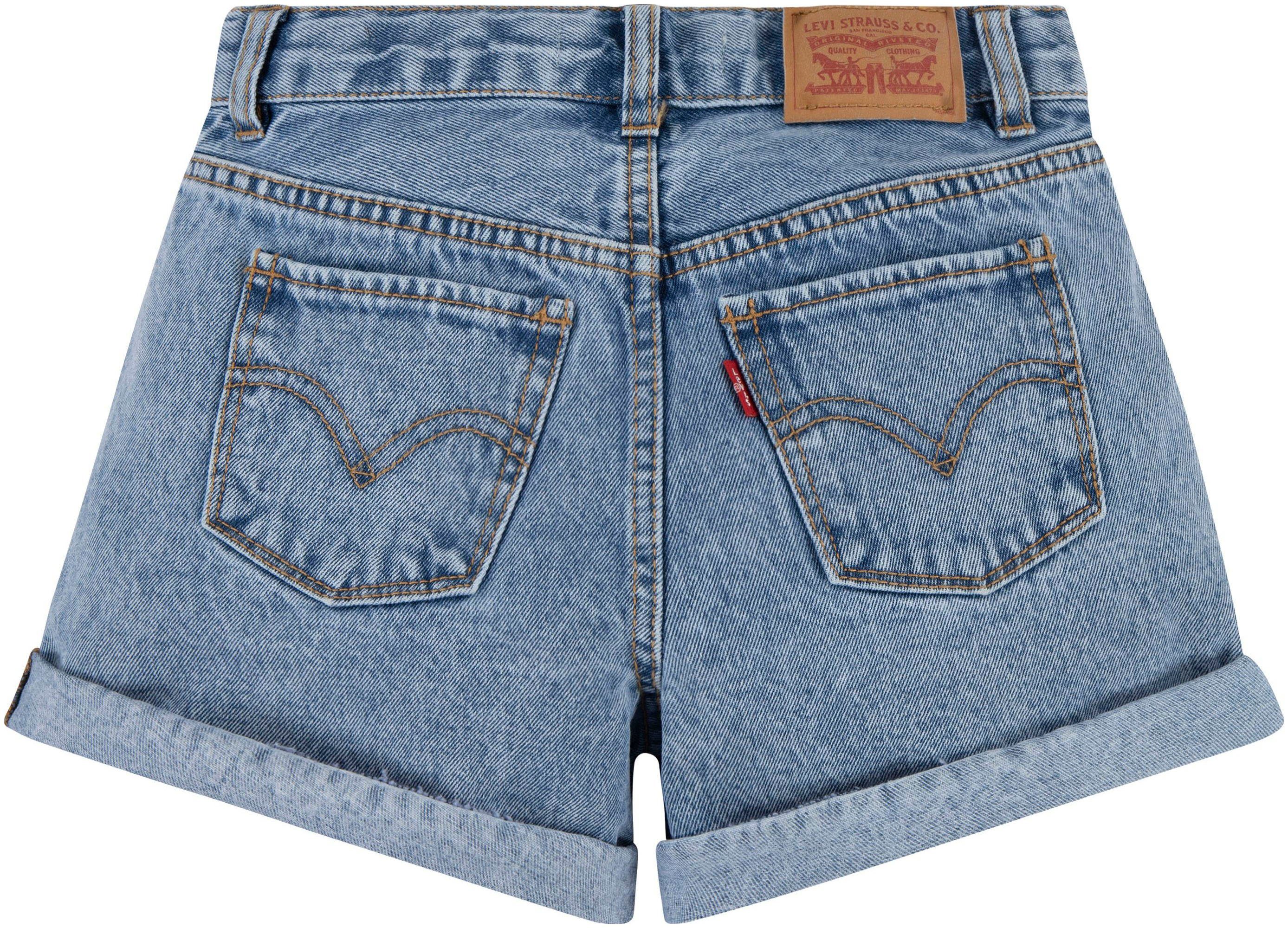 Levi's Kidswear Jeansshort LVG MINI MOM SHORT W/ ROLL CUF