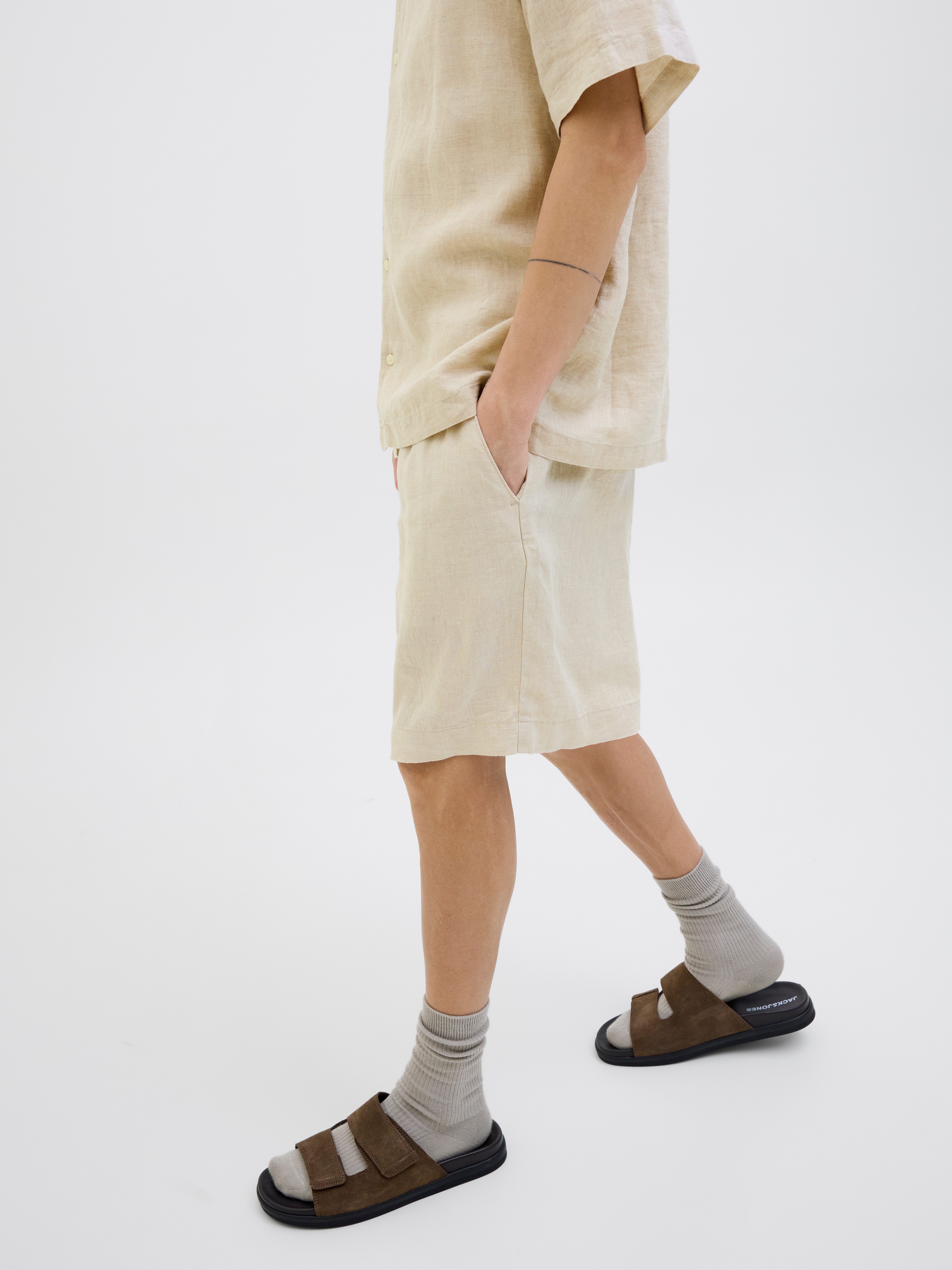Jack & Jones Short JPSTBILL LAWRENCE LINEN SHORTS SRT LN