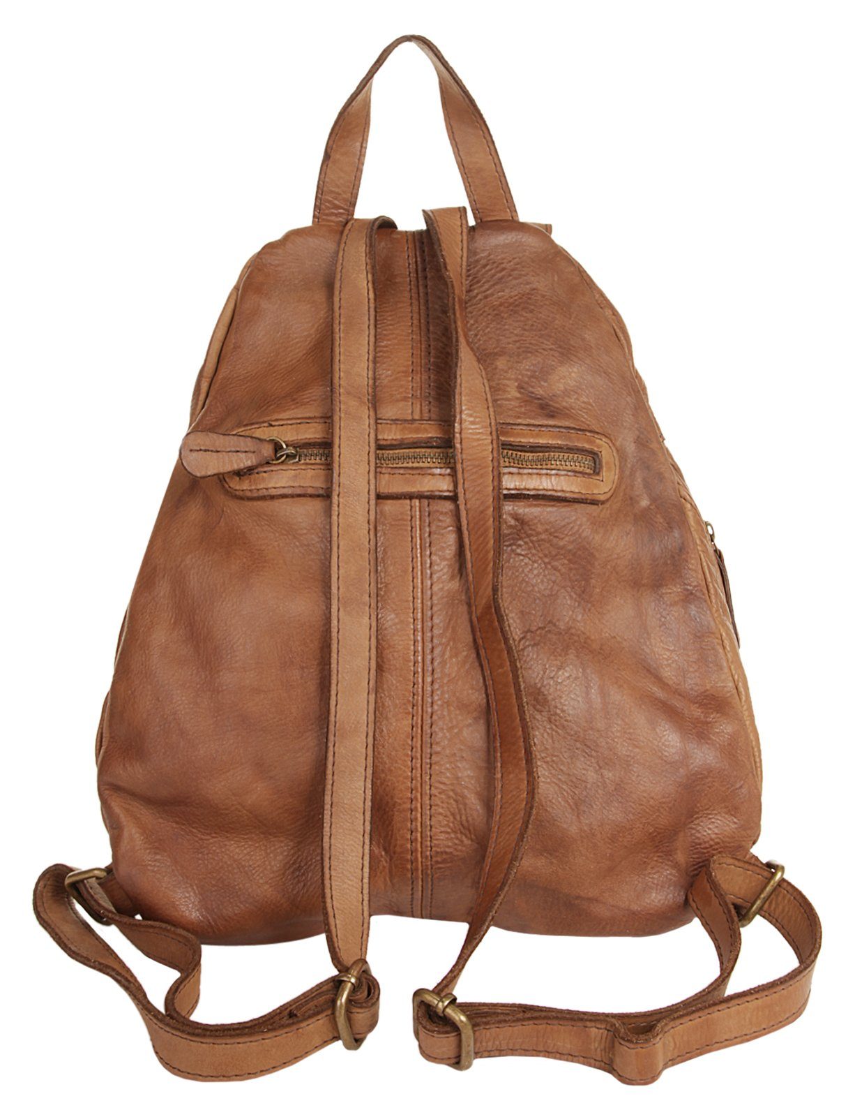 Samantha Look Rugzak echt leer, made in italy