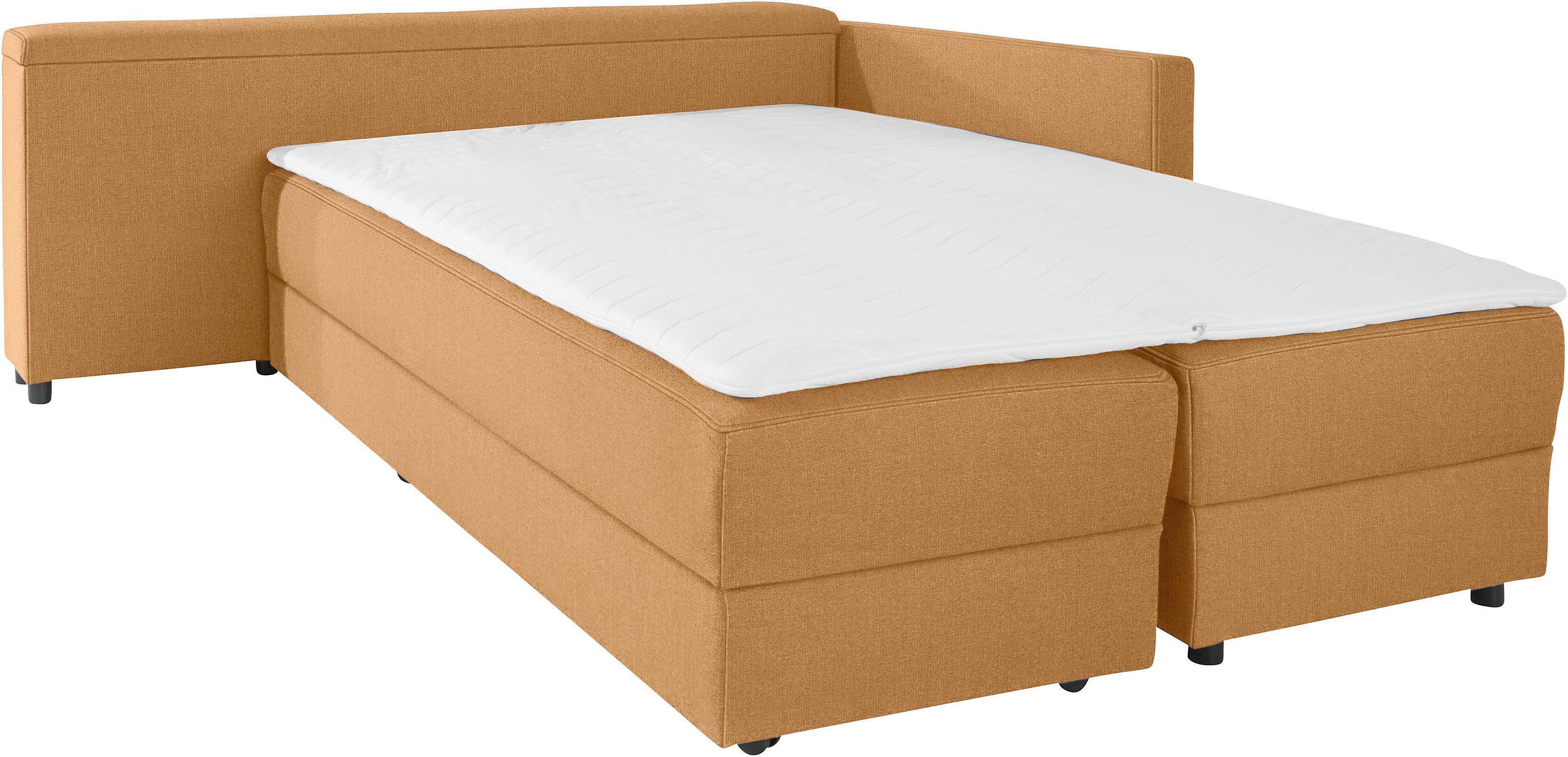 LOOKS BY WOLFGANG JOOP Hoekbank LooksIII L-vorm door draaifunctie tot bed verwisselbaar, inclusief opbergvak
