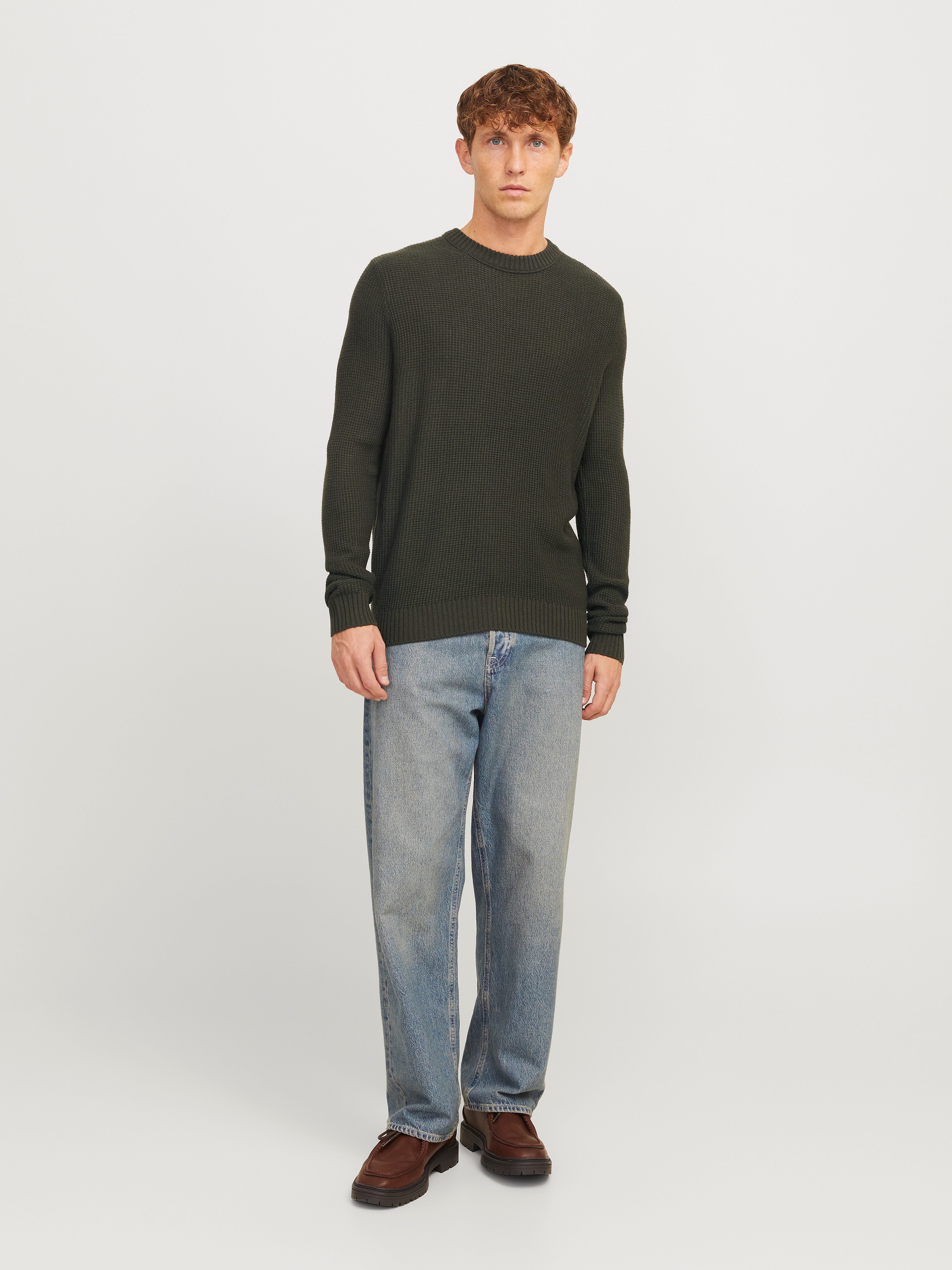 Jack & Jones Trui met ronde hals JJROY KNIT CREW NECK