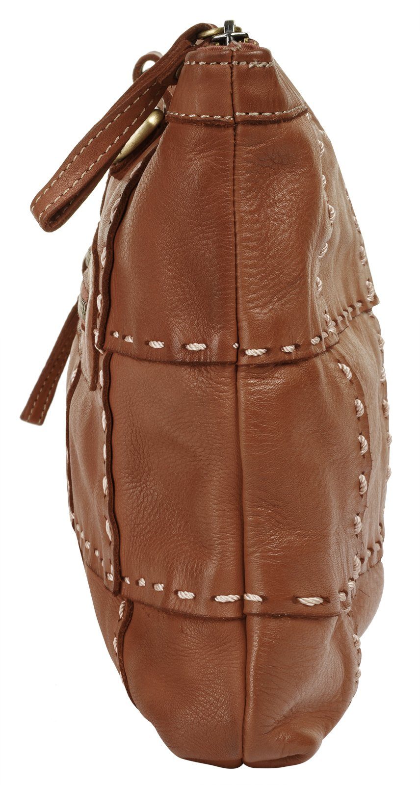 Samantha Look Schoudertas echt leer, made in italy