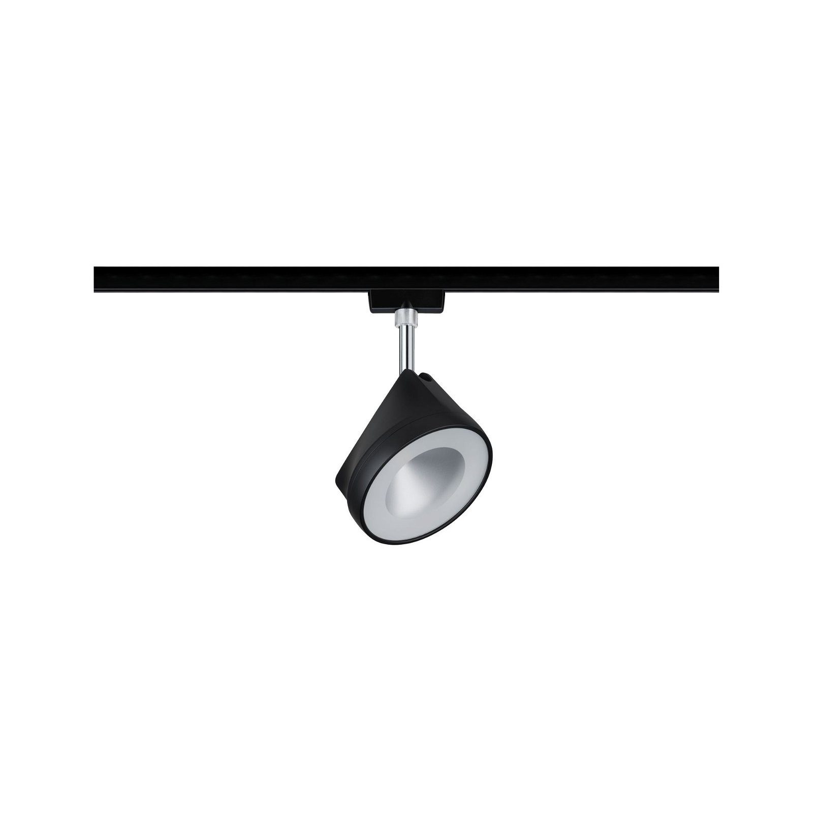 Paulmann Railsysteem-lampen URail rail spot Arena 860lm 14W 4000K 230V Zwart mat, Chroom (1-delig)