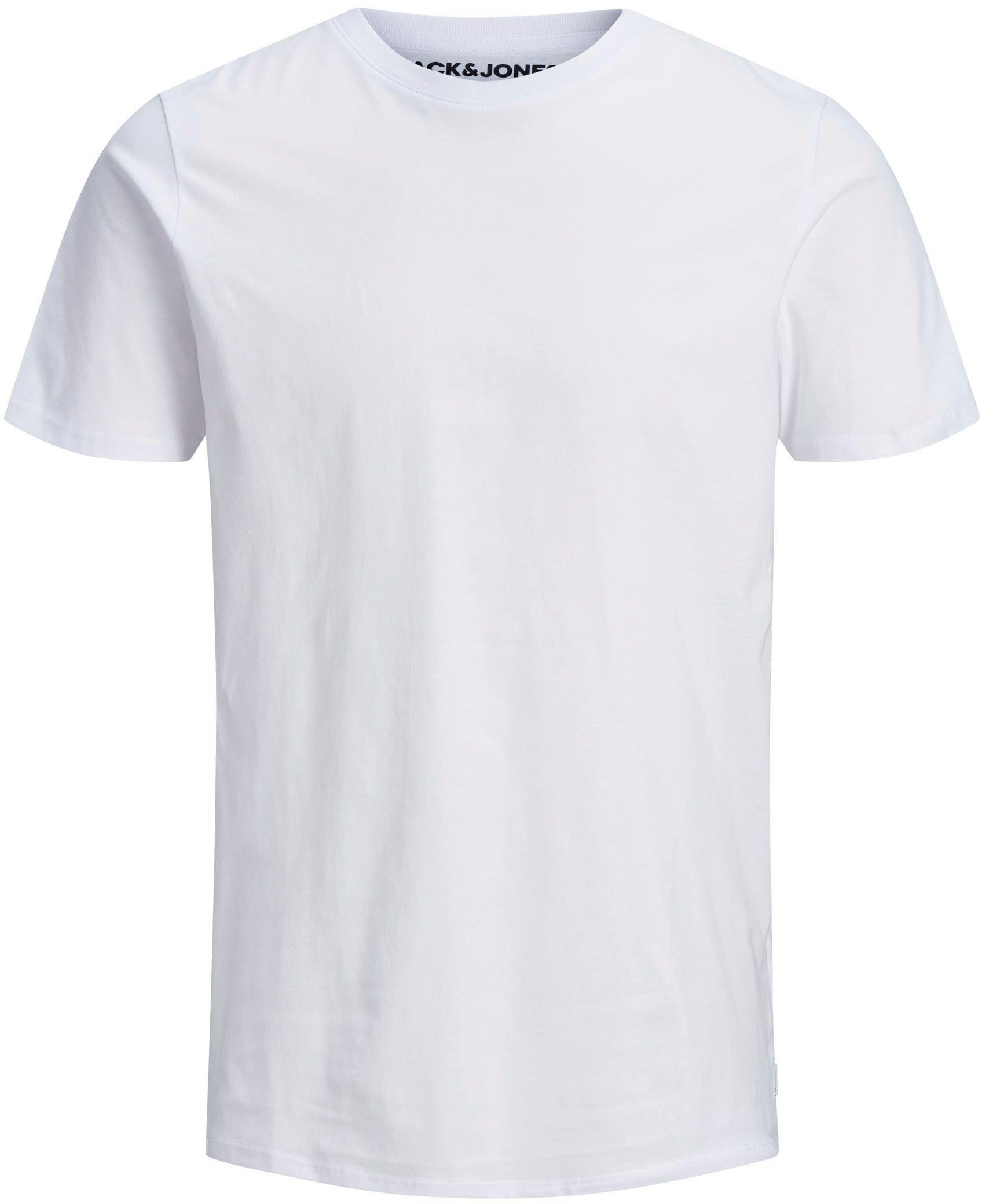 Jack & Jones T-shirt JJEORGANIC BASIC TEE SS O-NE 5PK MP NOOS (5-delig, Set van 5)