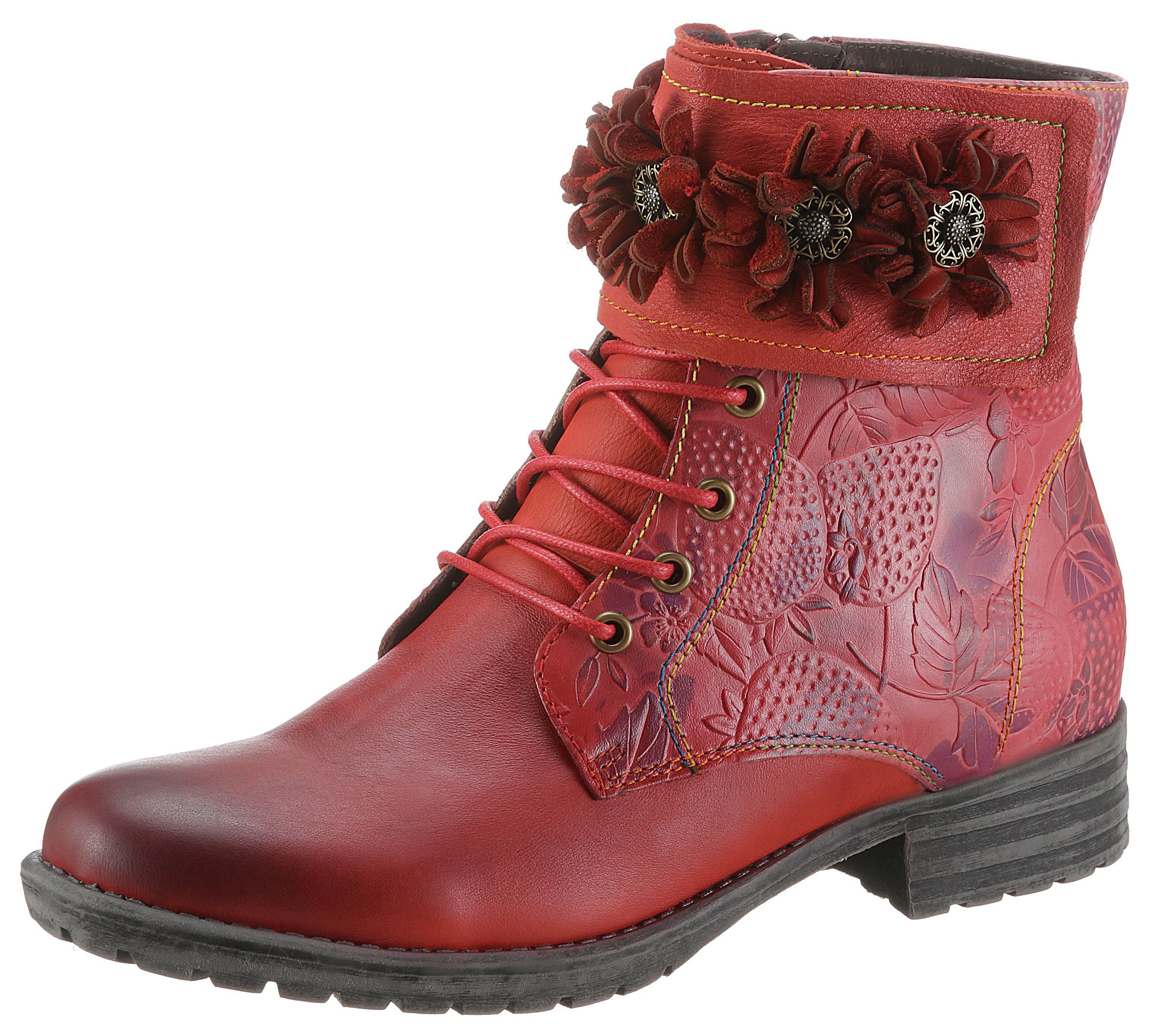 LAURA VITA Hoge veterschoenen Gacmayo met mooie schachtgarnering online  kopen | OTTO