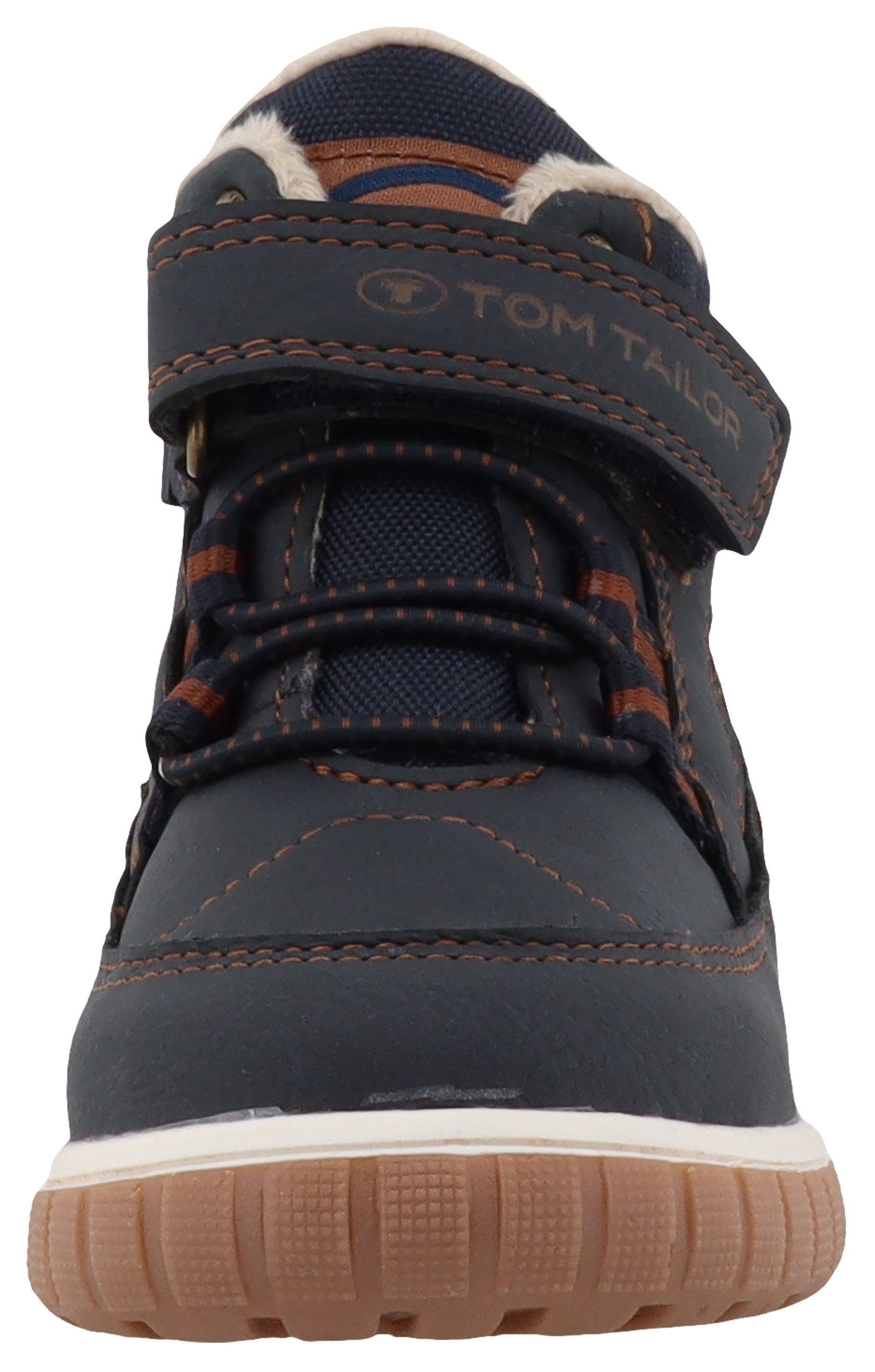 Tom Tailor Winterlaarzen , klittenbandschoen, high-top sneaker, outdoorschoen met contraststiksels