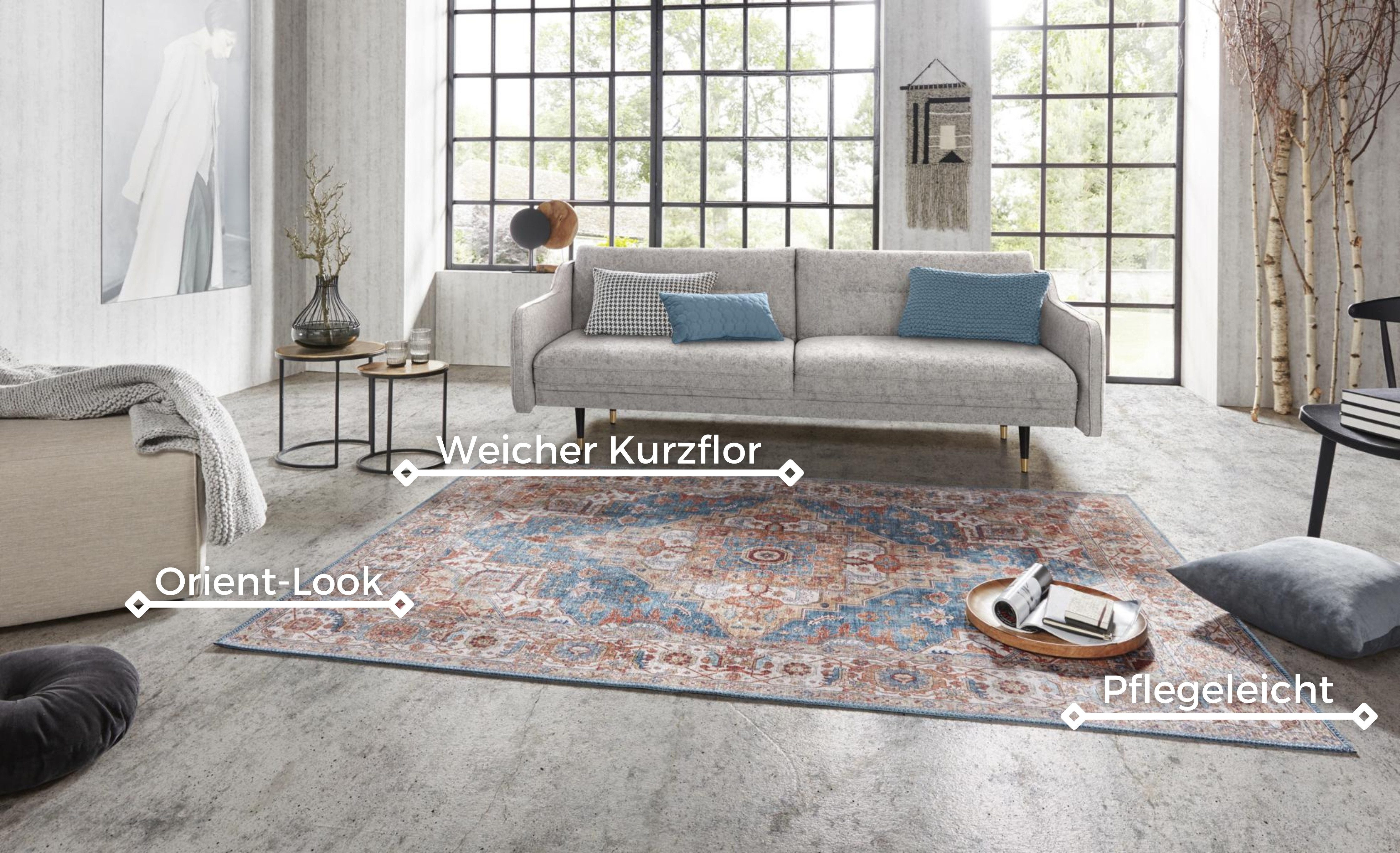 NORTHRUGS Vloerkleed Sylla Oosters, loper, vintage, woonkamer, slaapkamer, eetkamer
