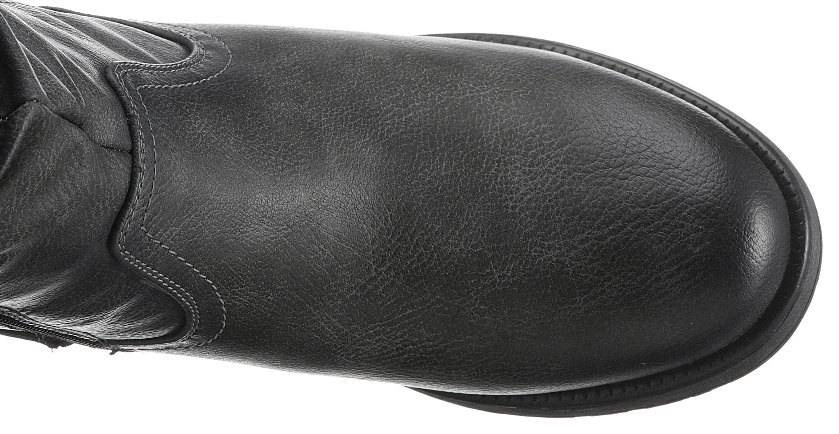 Mustang Shoes Winterlaarzen long shaft boots, block heel, with gathers at the slouchy shaft