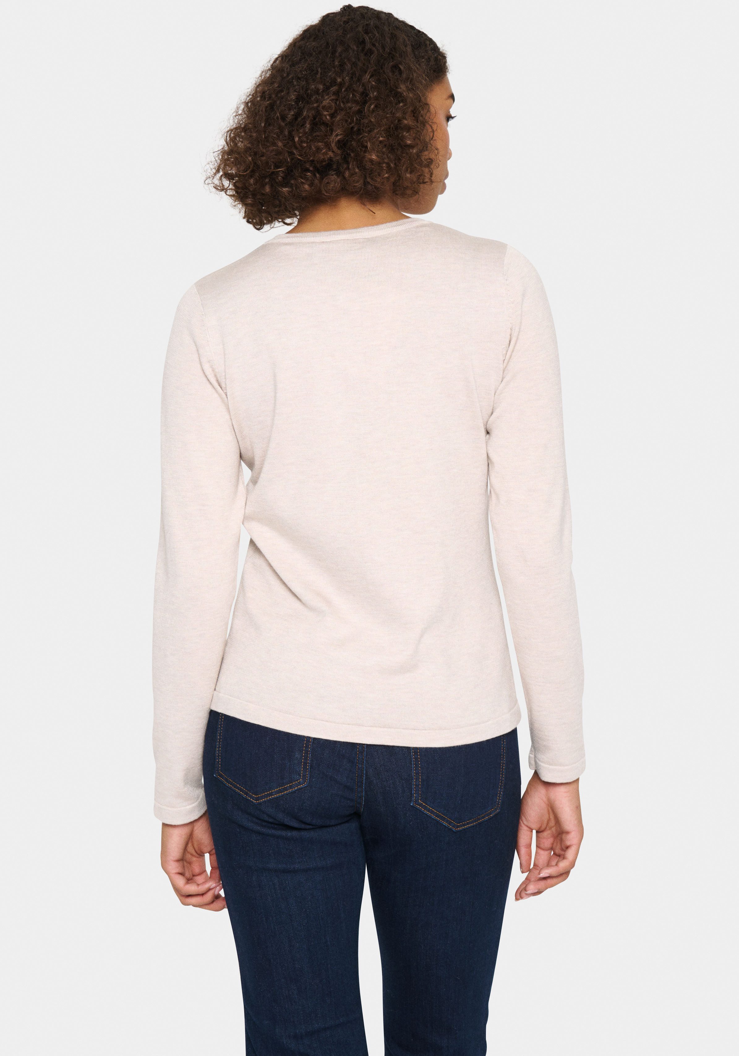 Saint Tropez Vest JemmaSZ Cardigan met decoratieve knopen